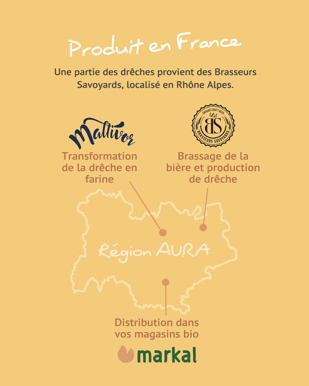 Farine de dreche bio markal maltivor brasserie savoyard Farine de dreche bio markal maltivor brasserie savoyard