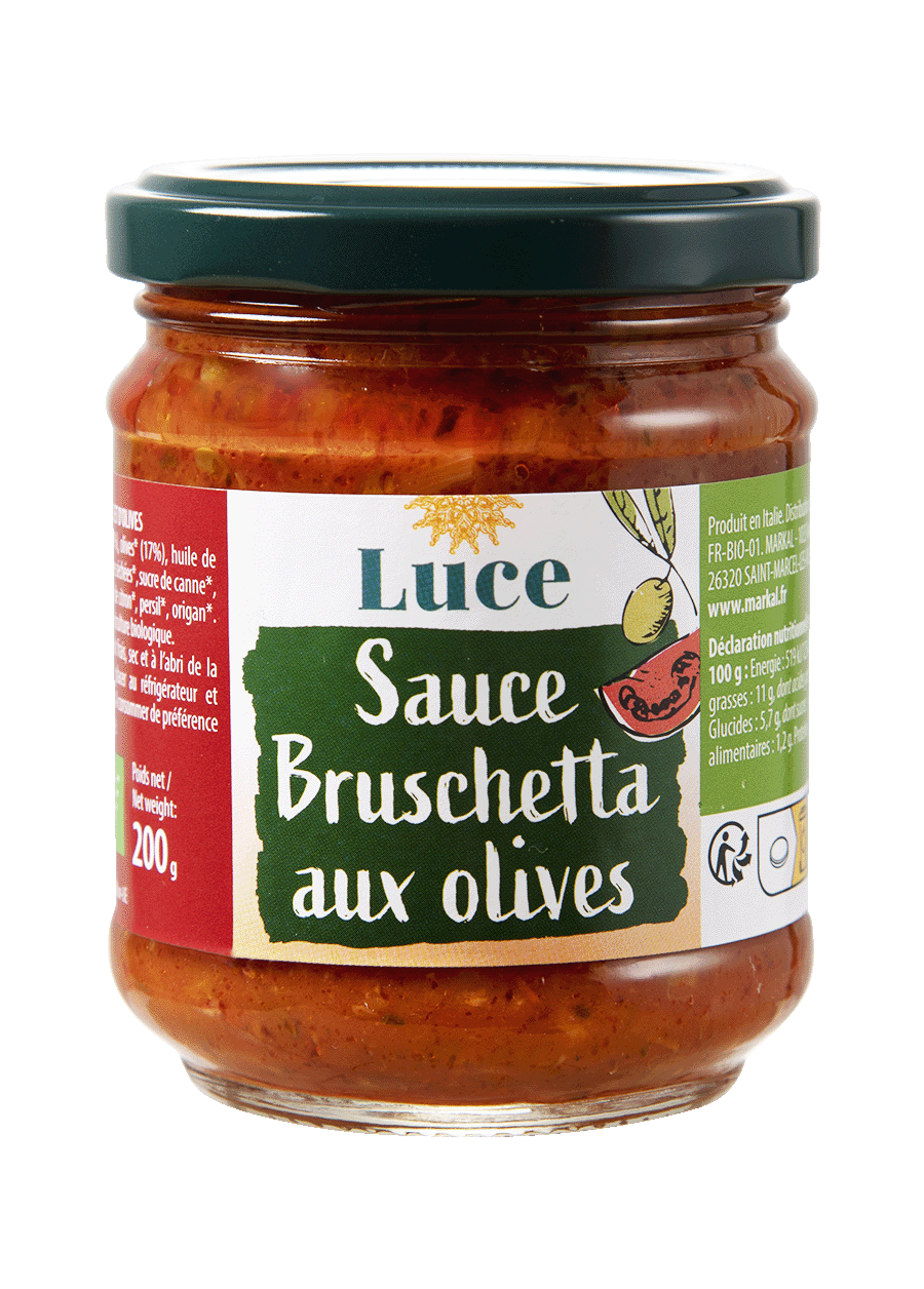 Sauce bruschetta olives