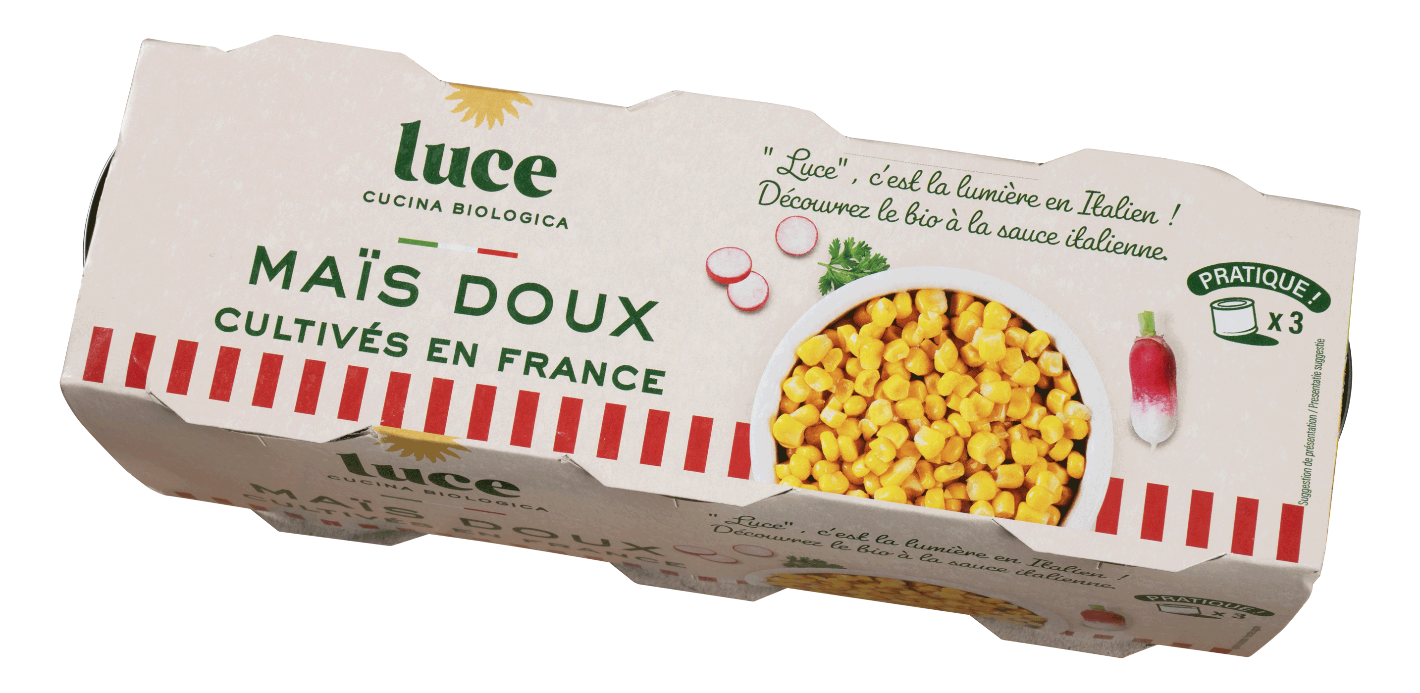 Maïs doux en grains