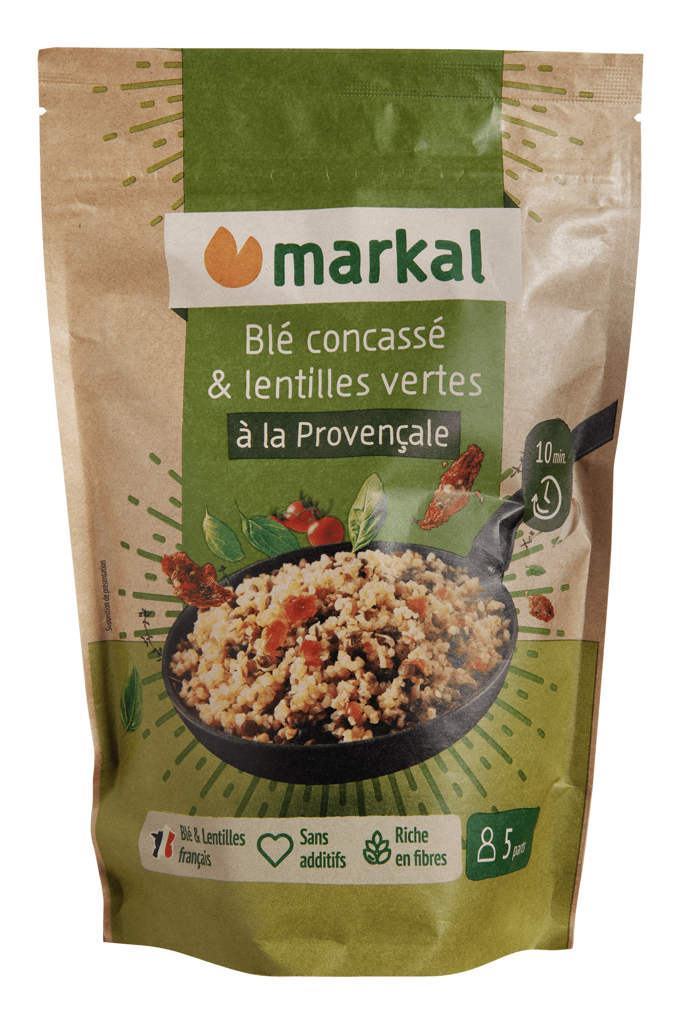 Mix provençal - Blé concassé et lentilles vertes à la provençale