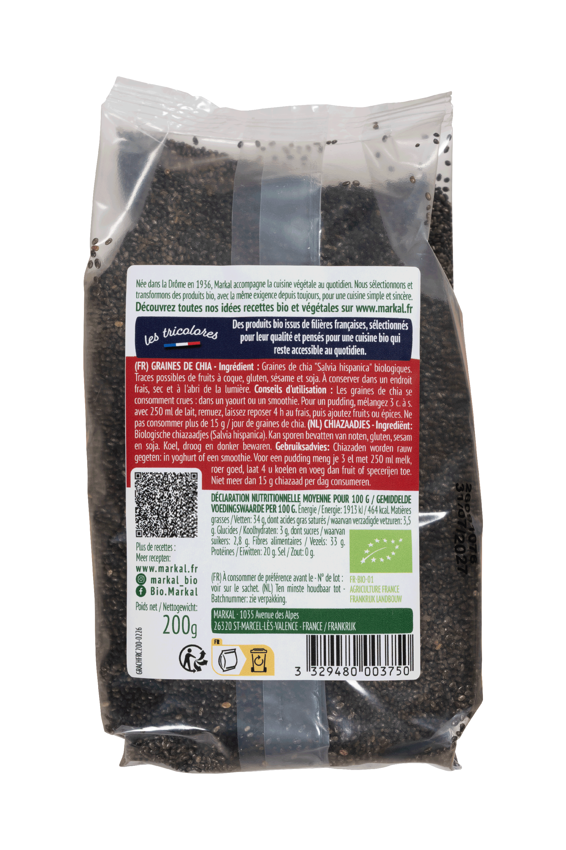 Graines de chia françaises