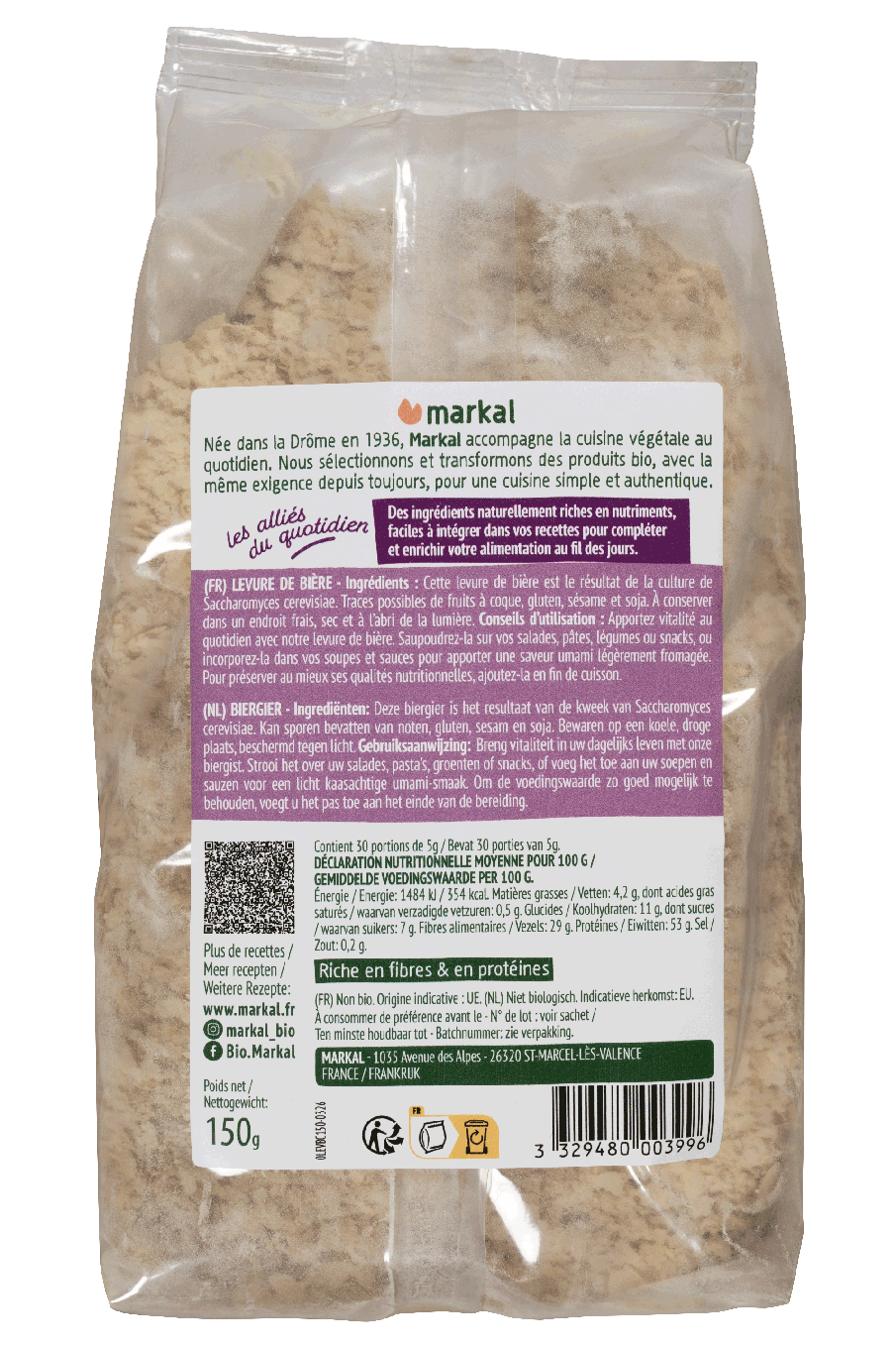 Levure de bière en paillettes