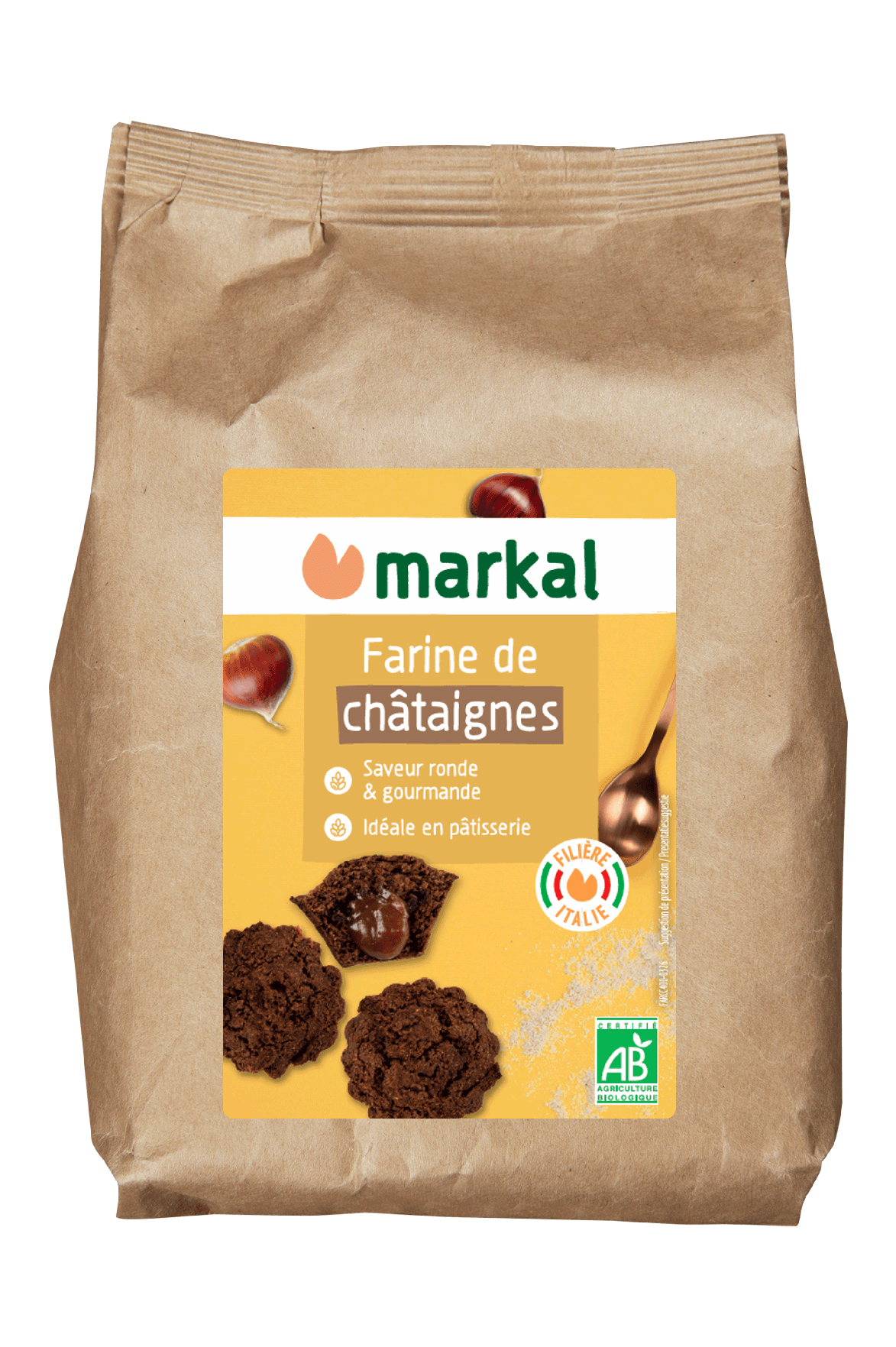 Farine de châtaignes italiennes