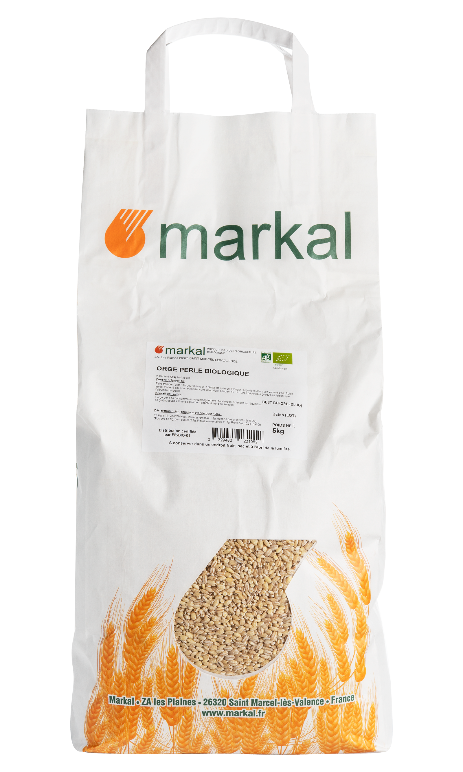 2,5 kg - Sucre Grain Perlé Biologique