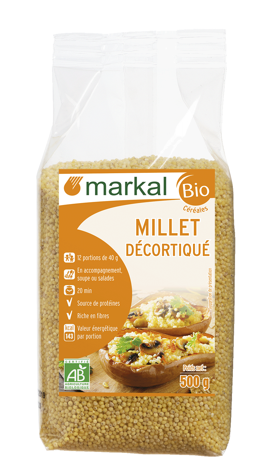 Millet décortiqué