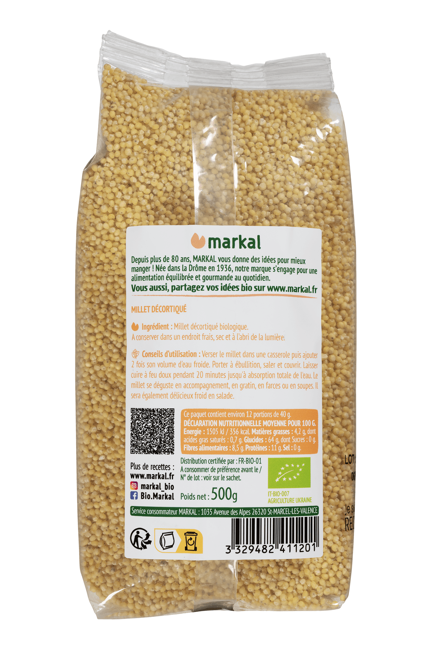 Hulled millet