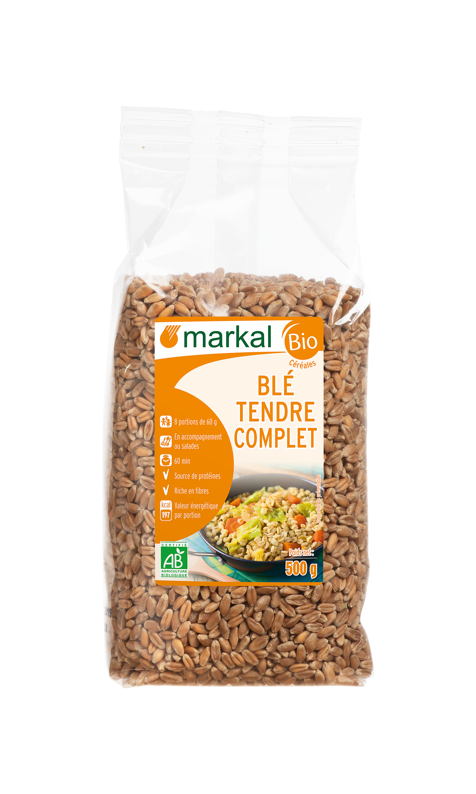 Blé tendre complet bio - Markal