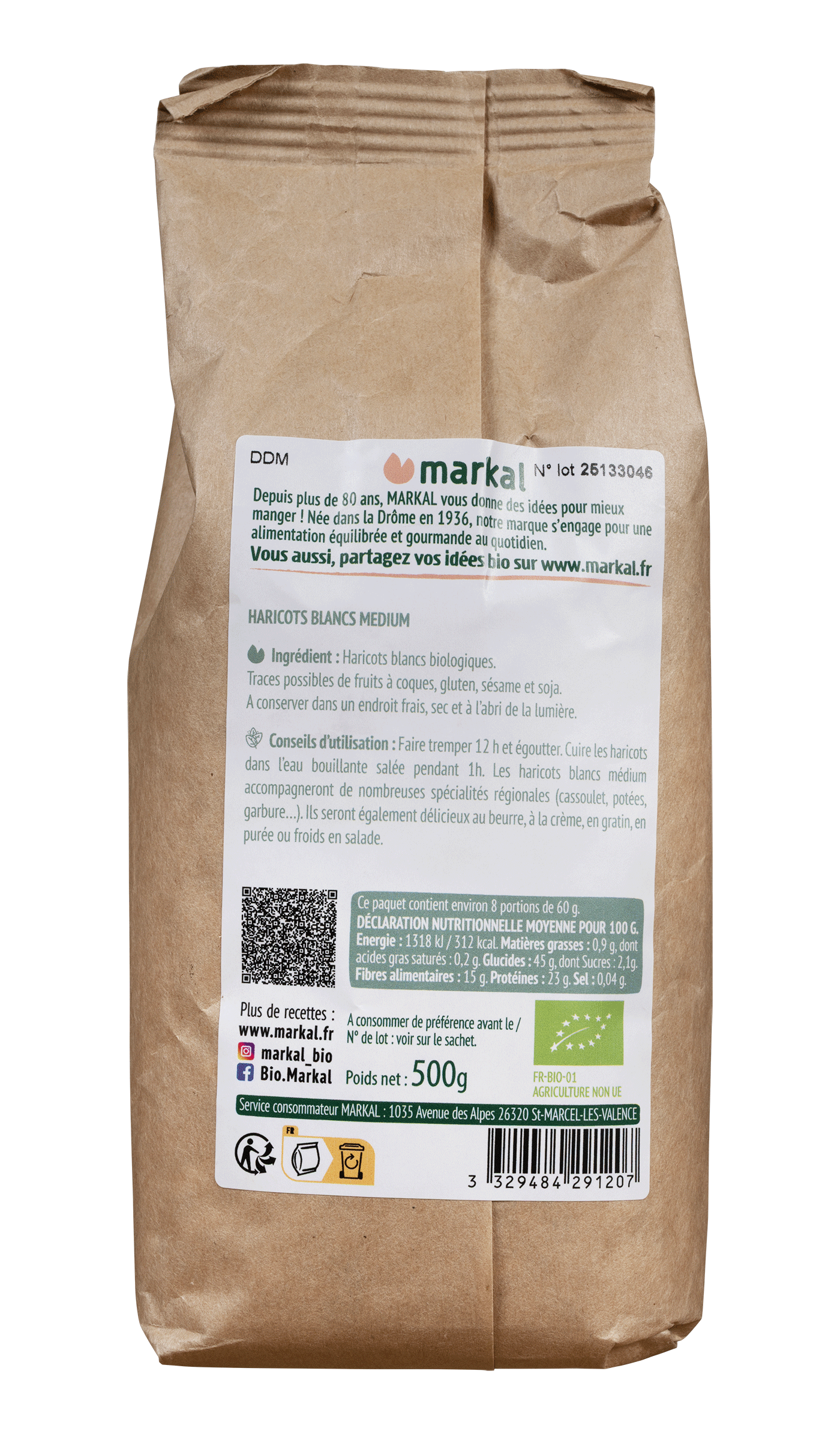 Haricots blancs medium