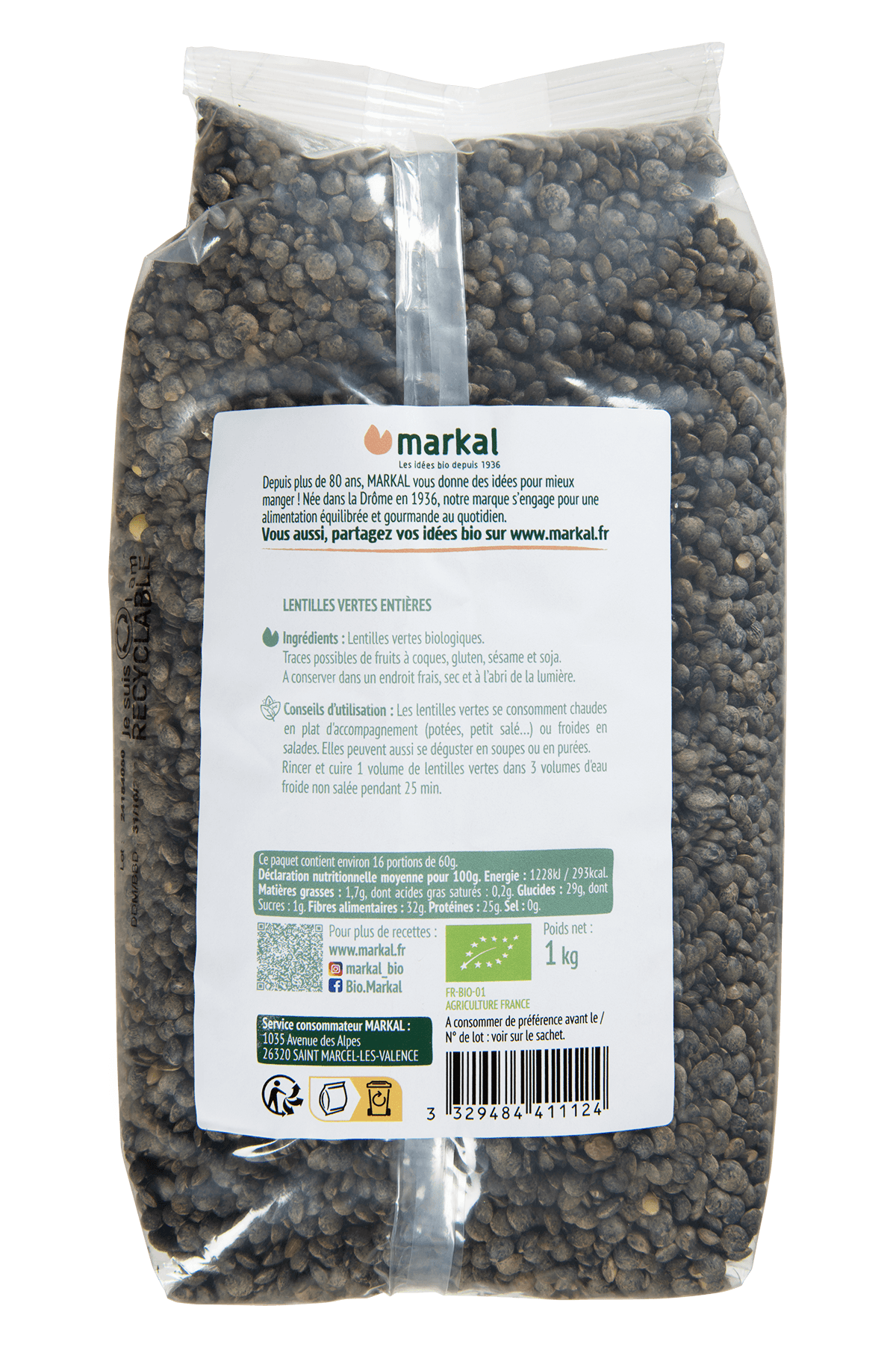 Green lentils