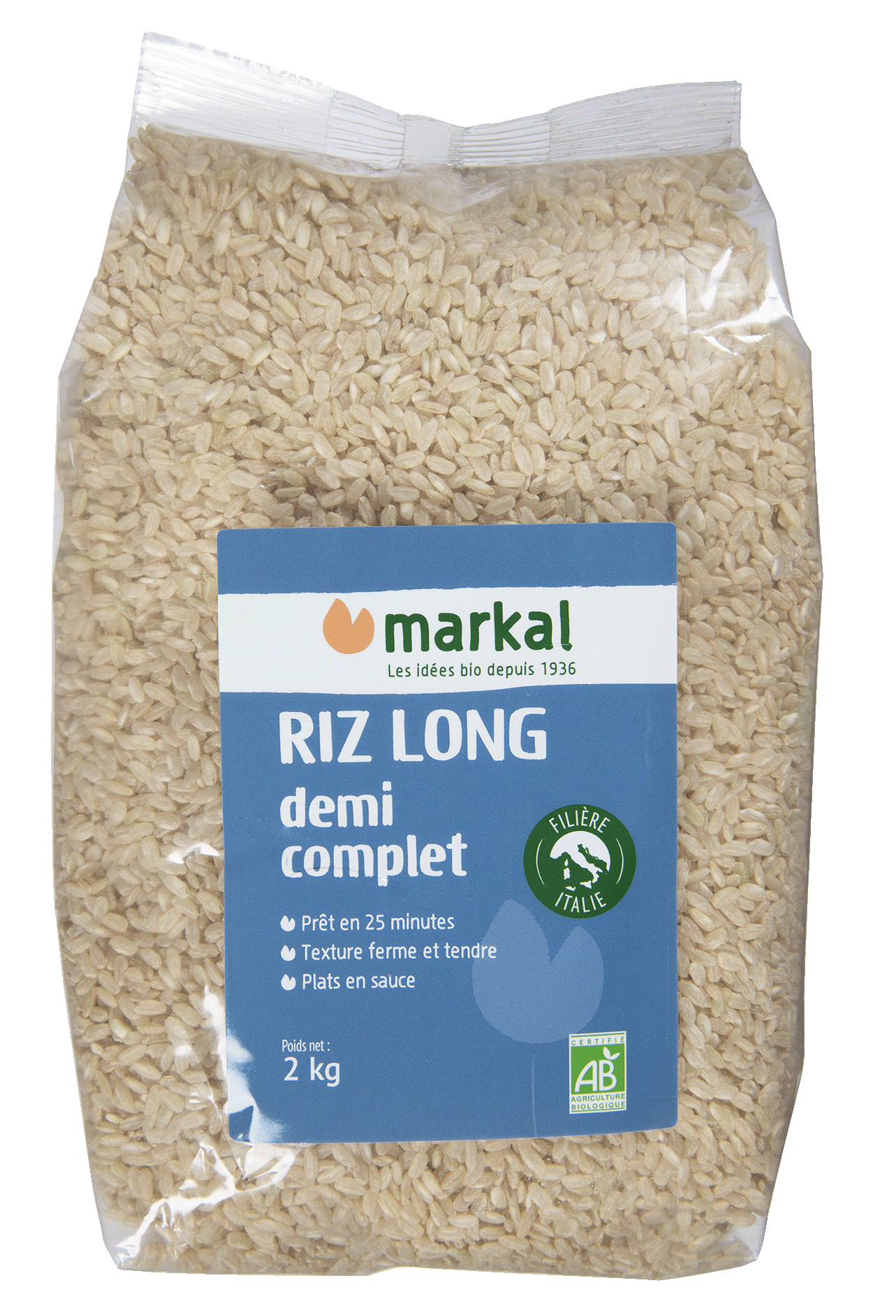 Riz long demi complet