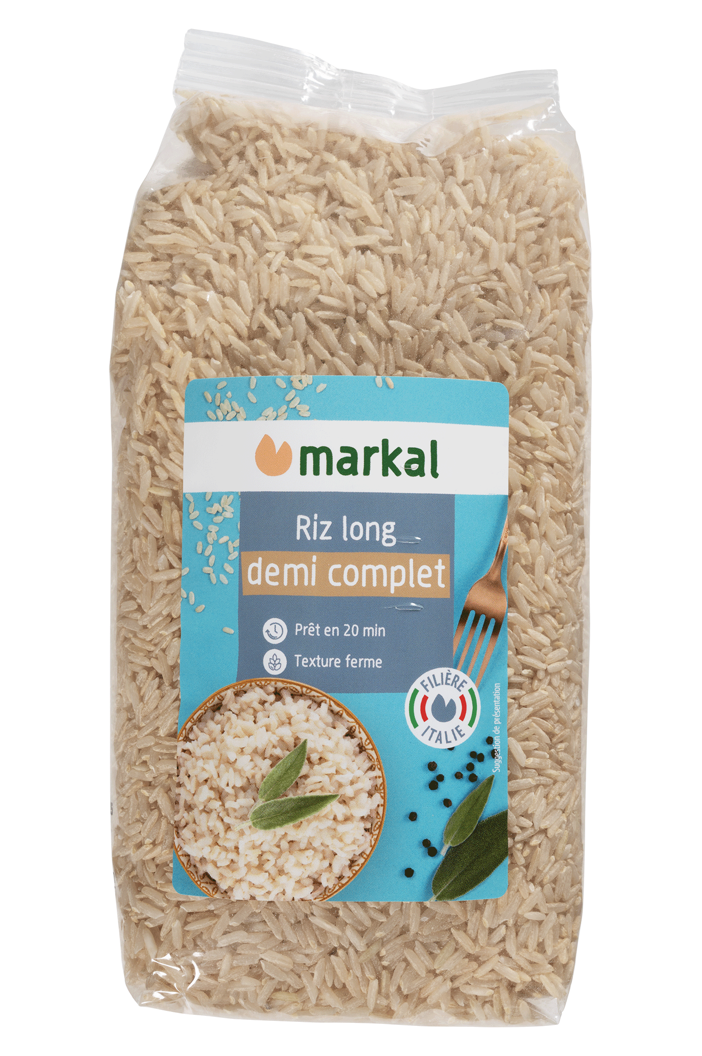 Riz long demi complet