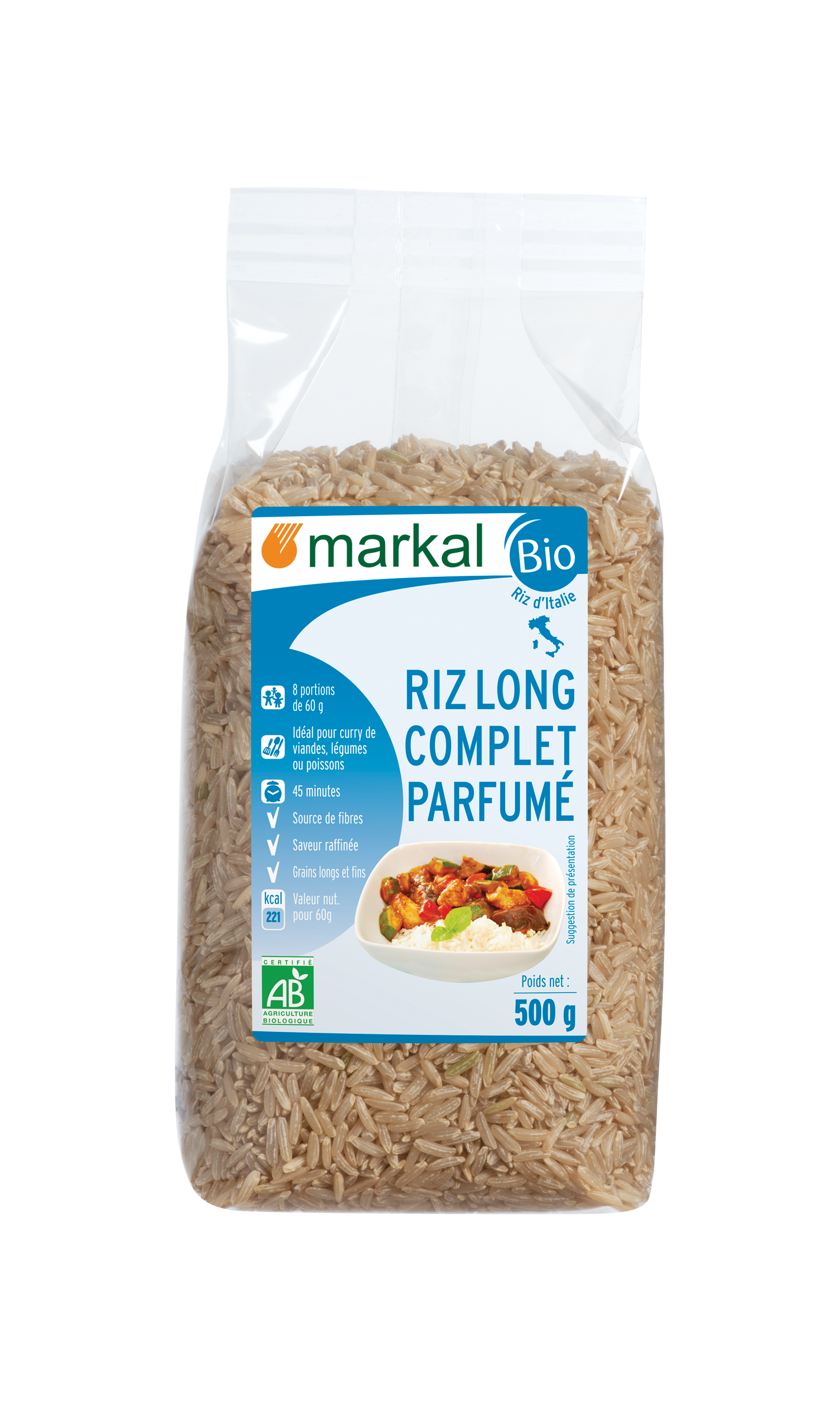 Riz parfumé complet