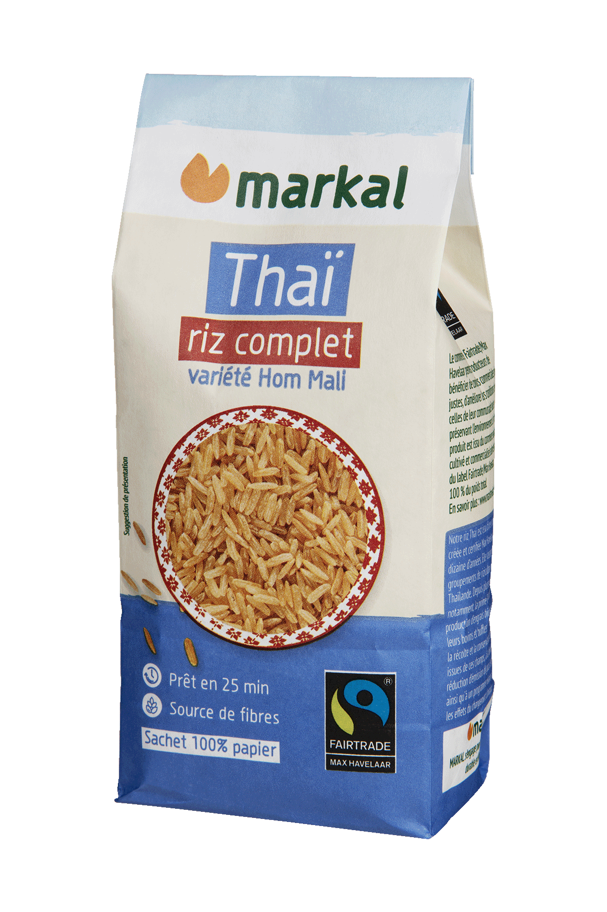 Riz thaï complet Fair Trade