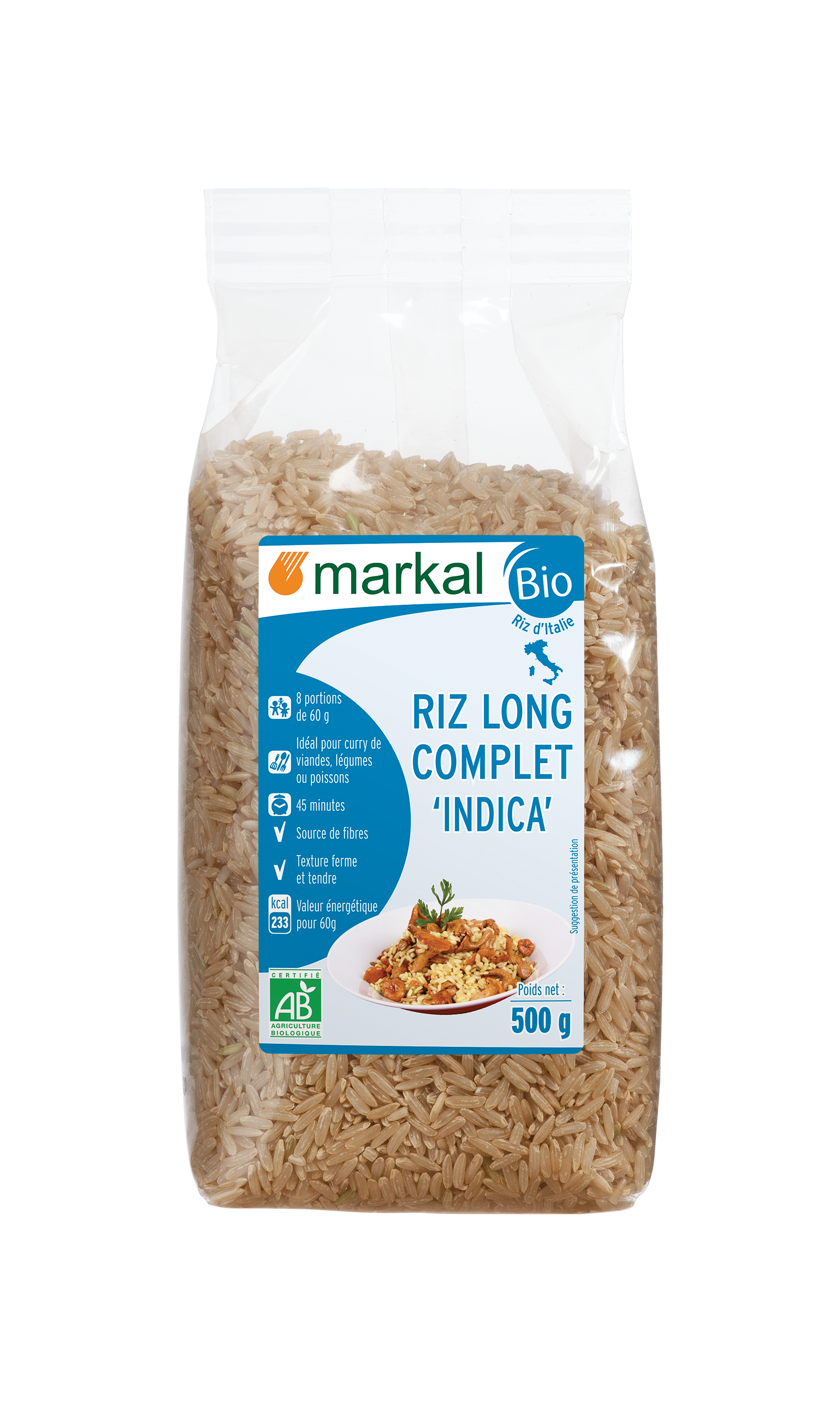 Riz long complet indica