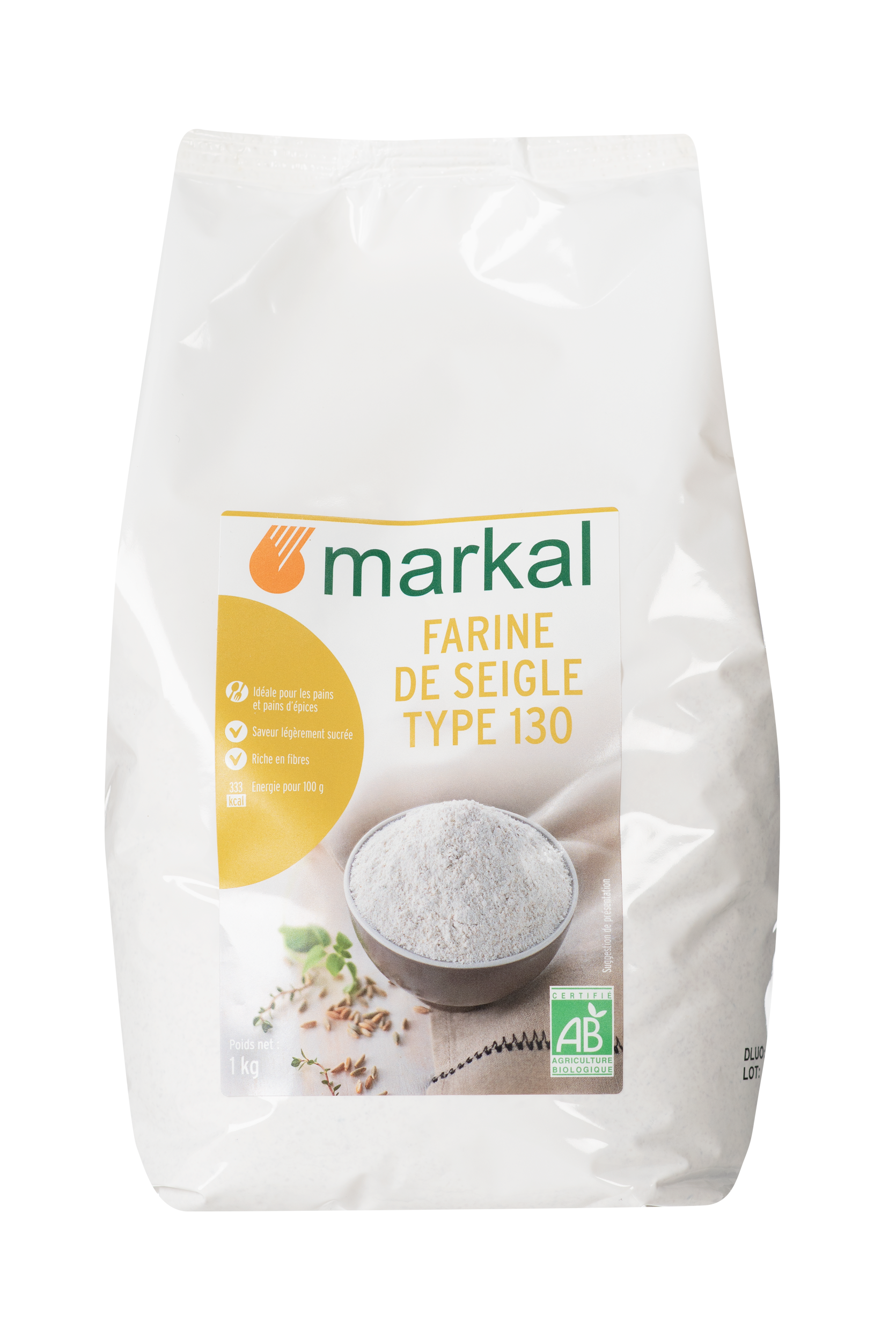 Farine de seigle bio - Markal