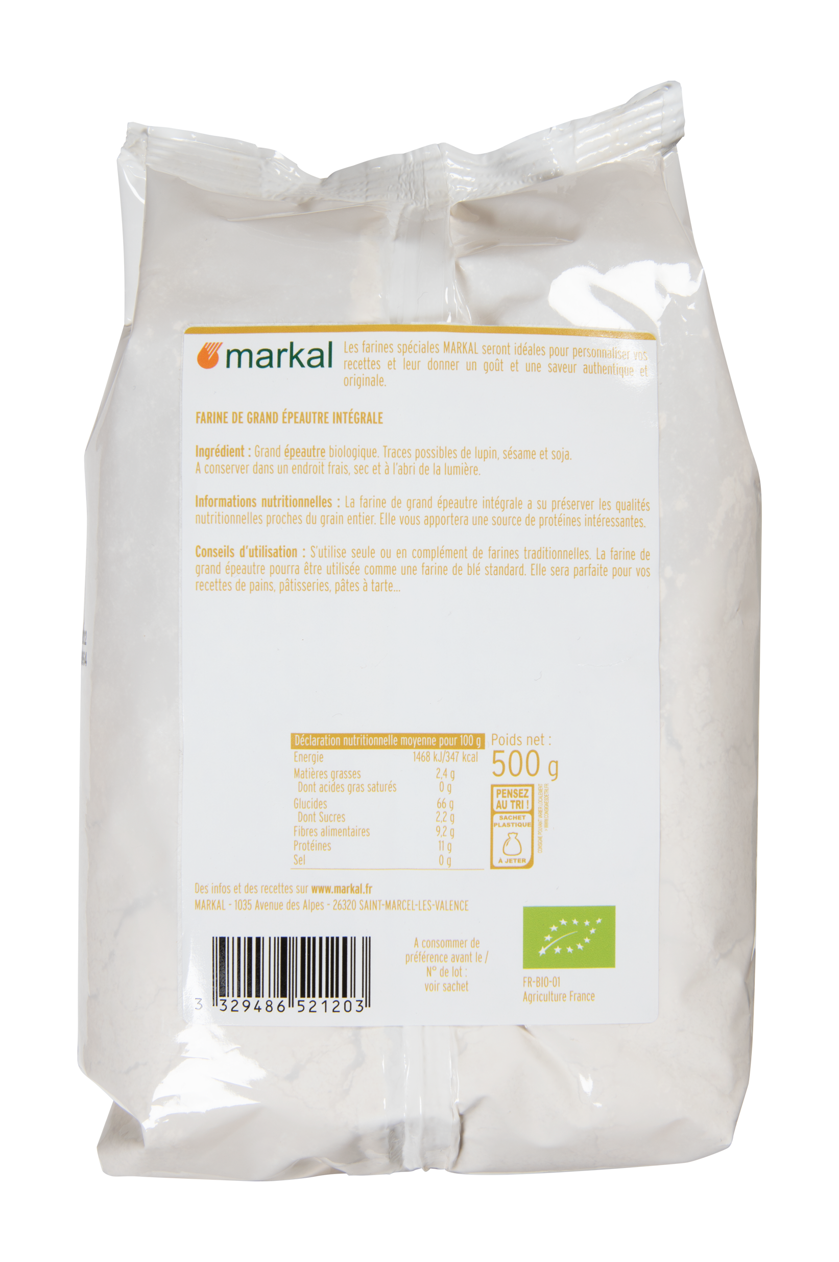 Wholemeal spelt flour