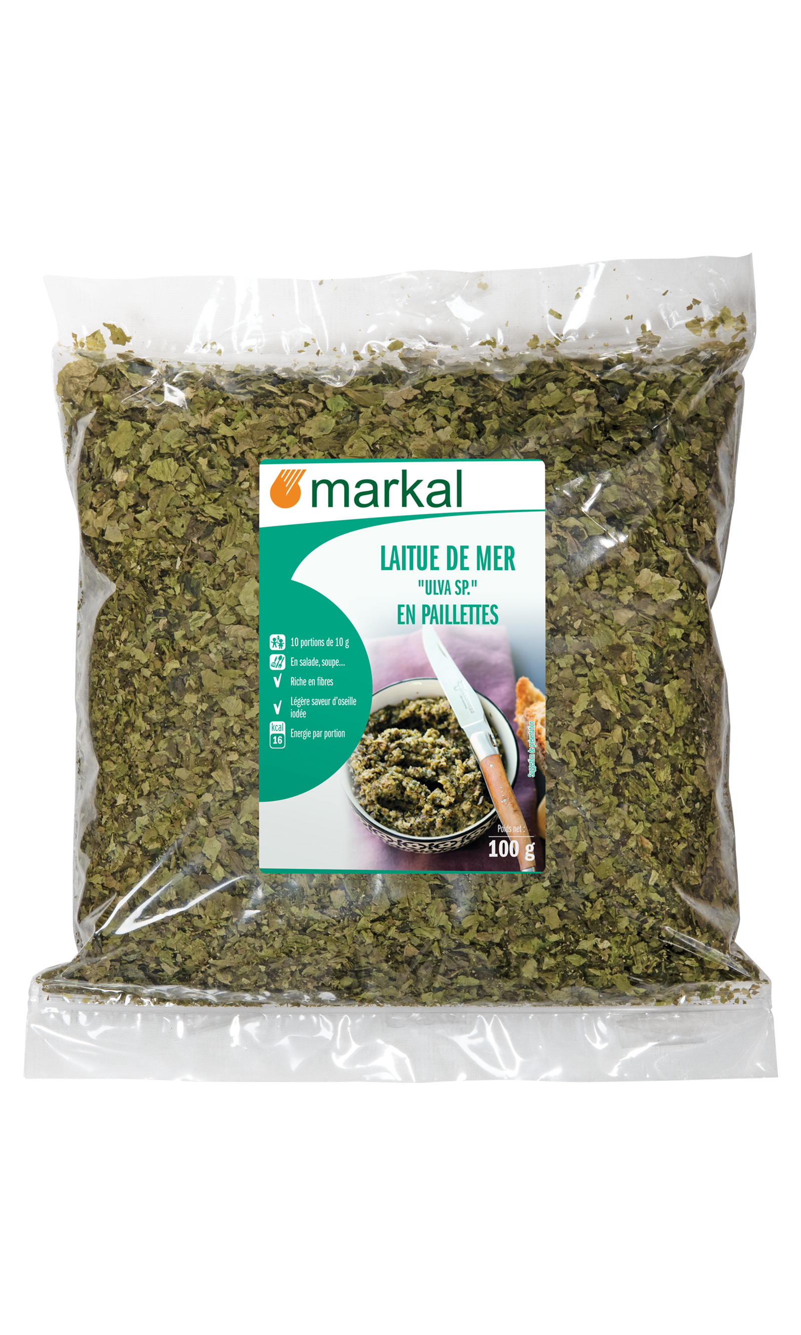 Laitue de mer ULVA SP. en paillettes 