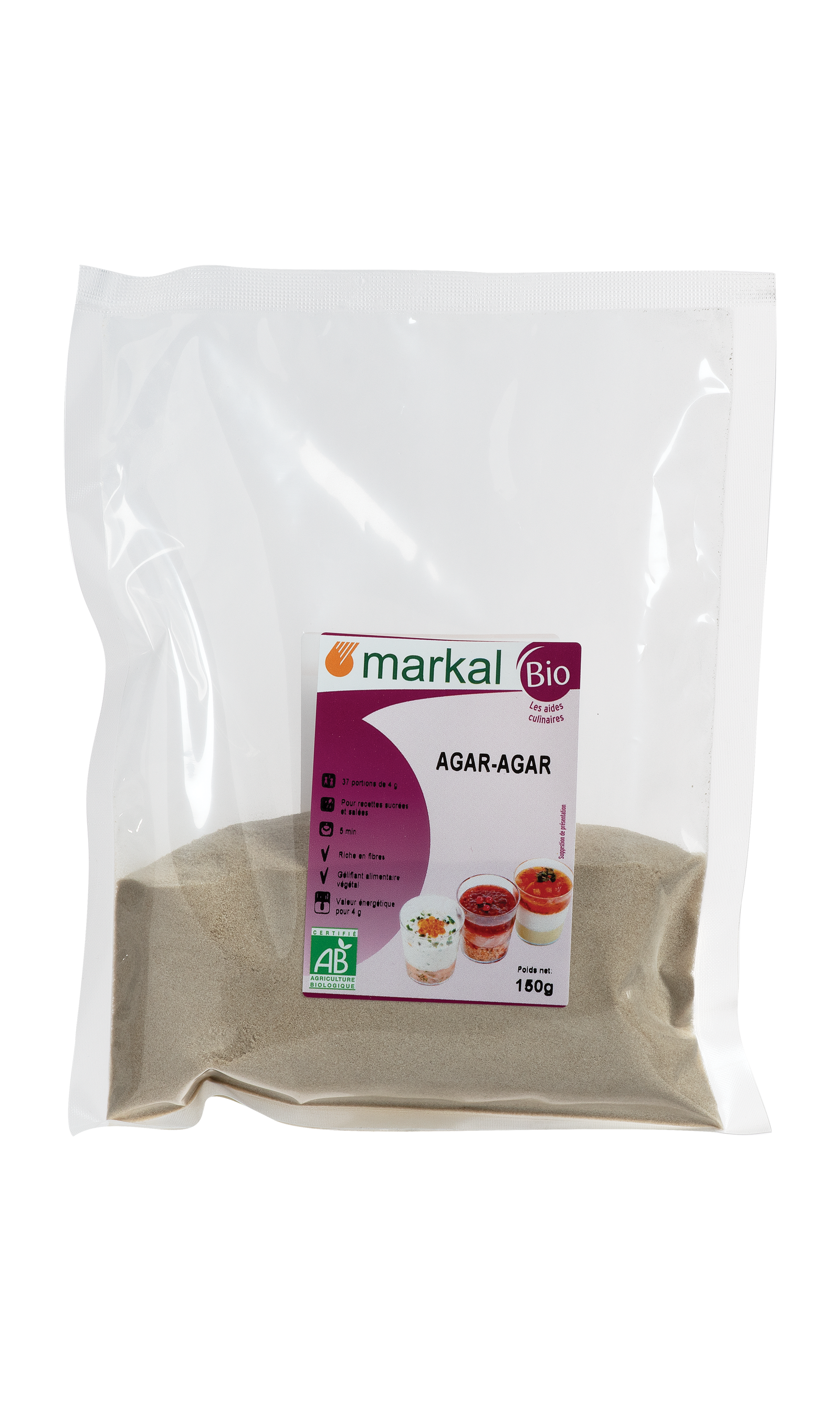 Powder agar-agar Markal 150g