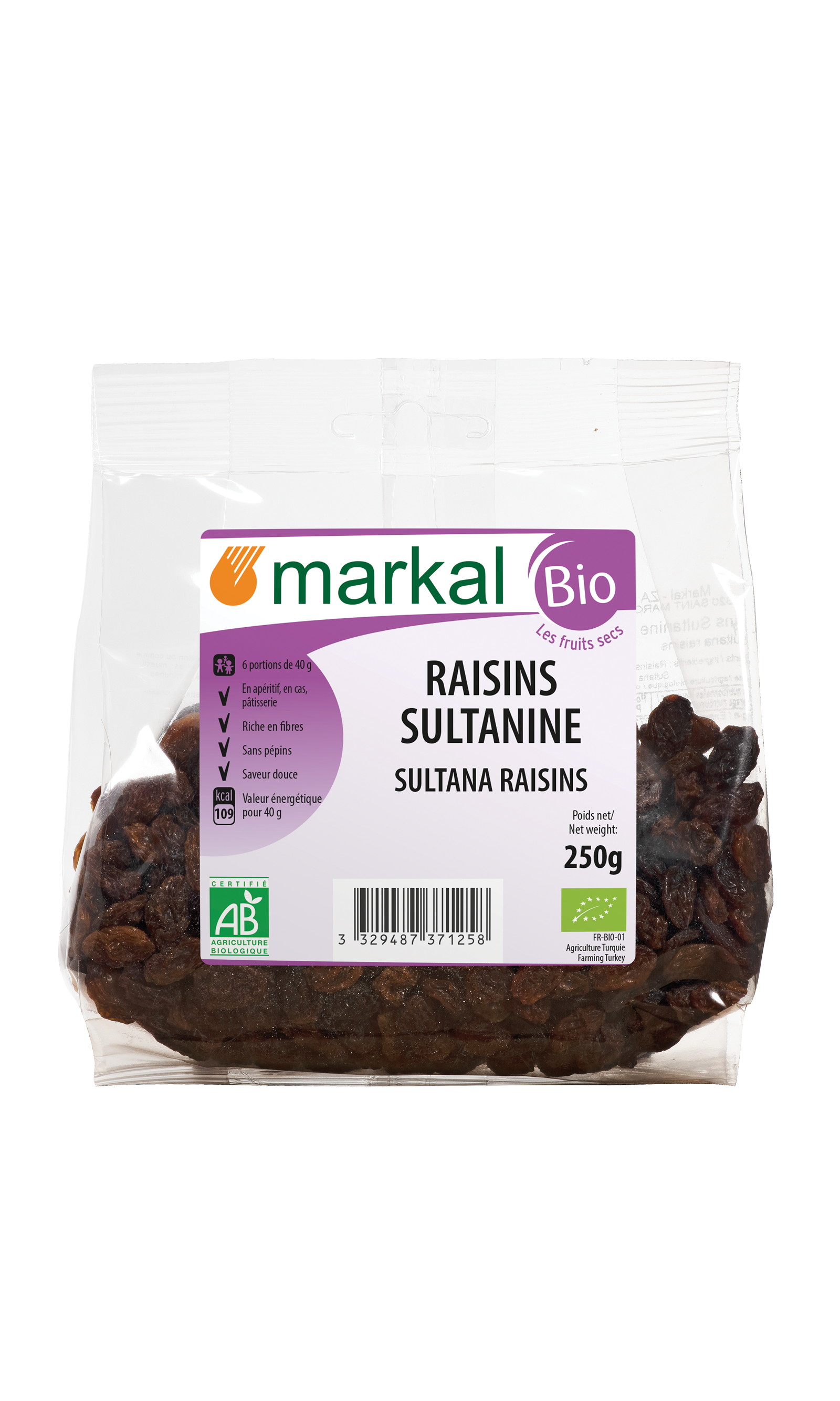 Raisins sultanines