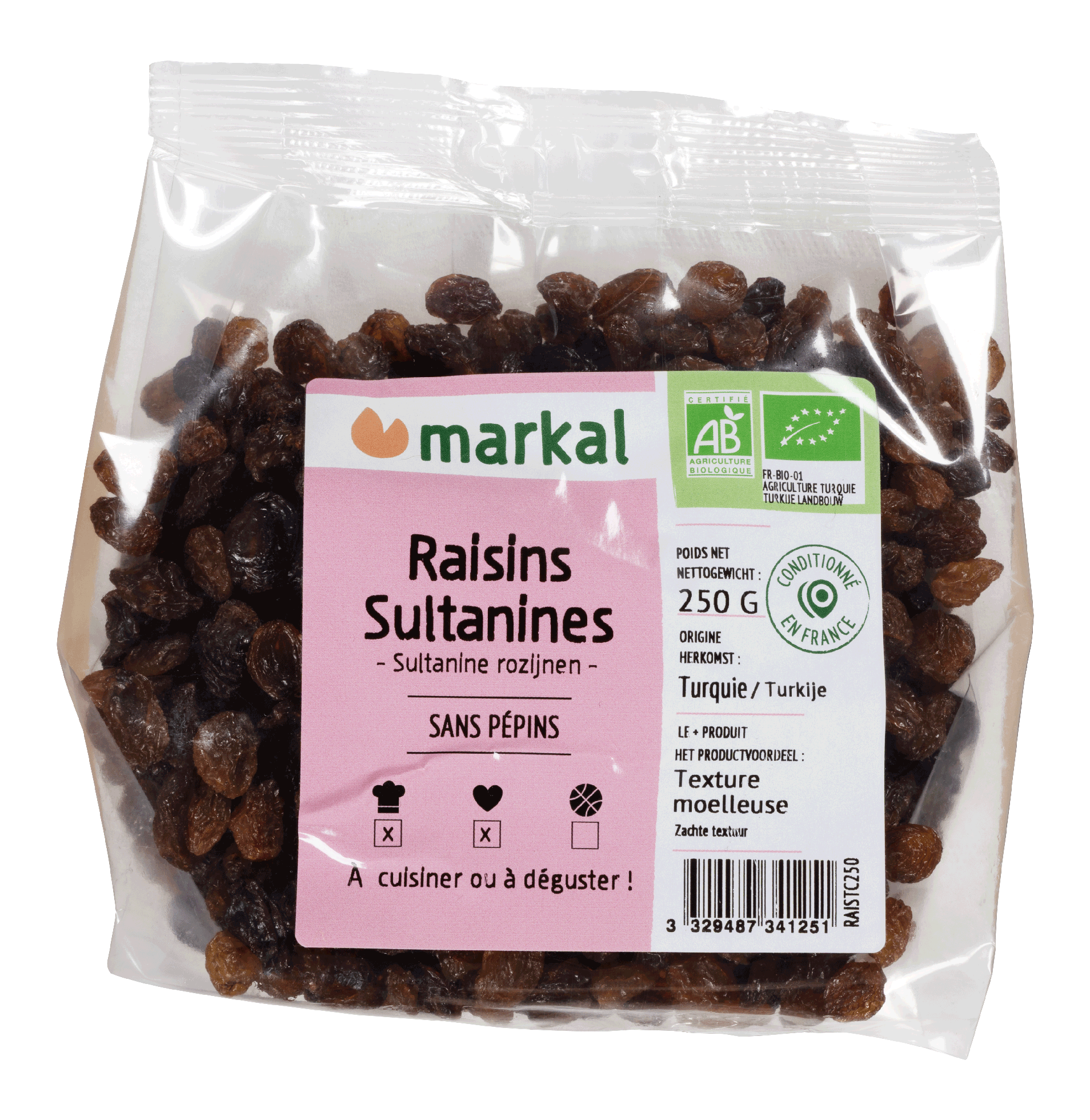 Raisins sultanines