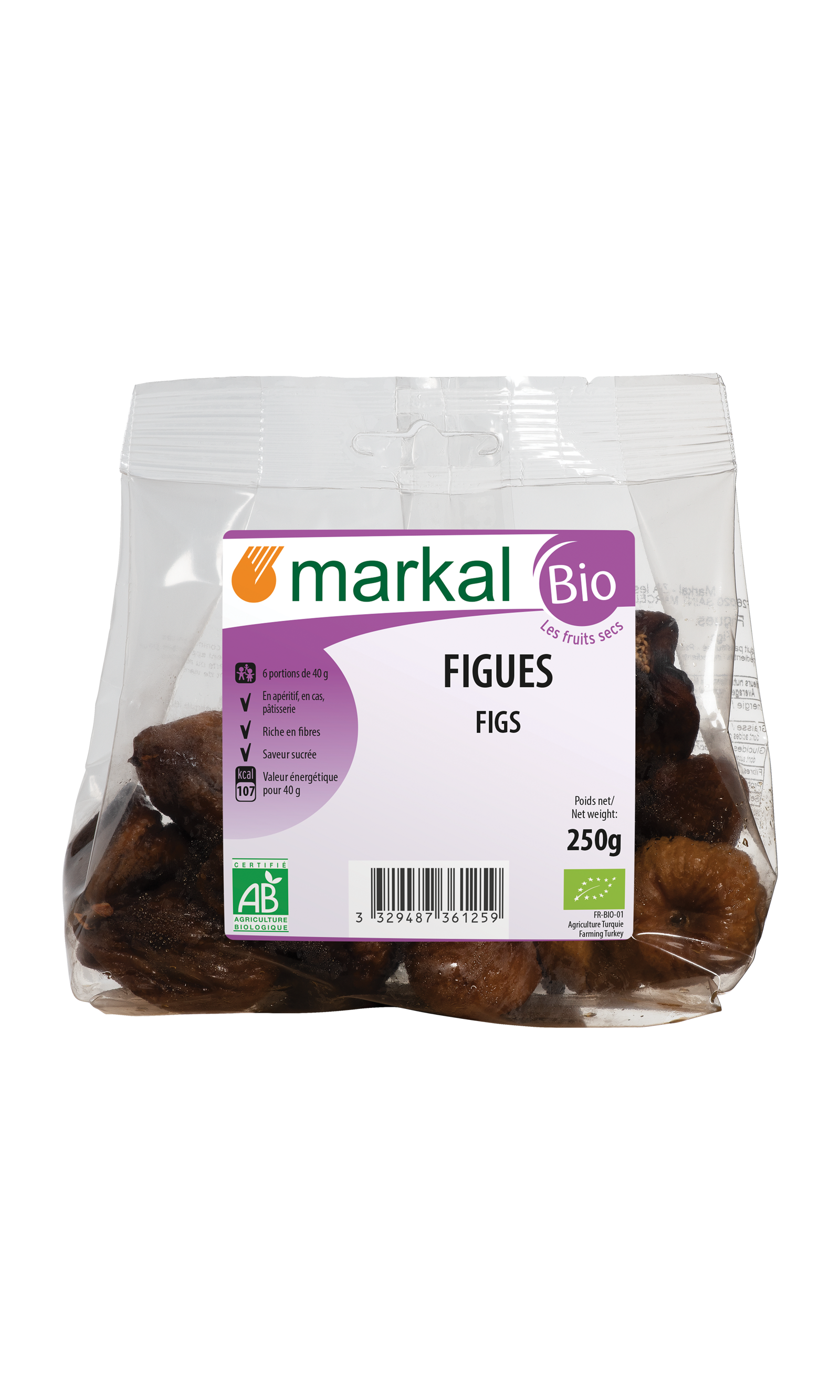 Figues BIO séchées 250g