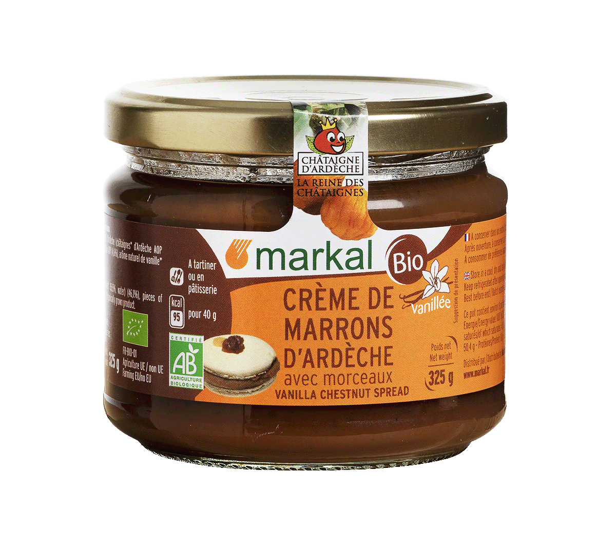 Crèmes de marrons vanillée avec morceaux