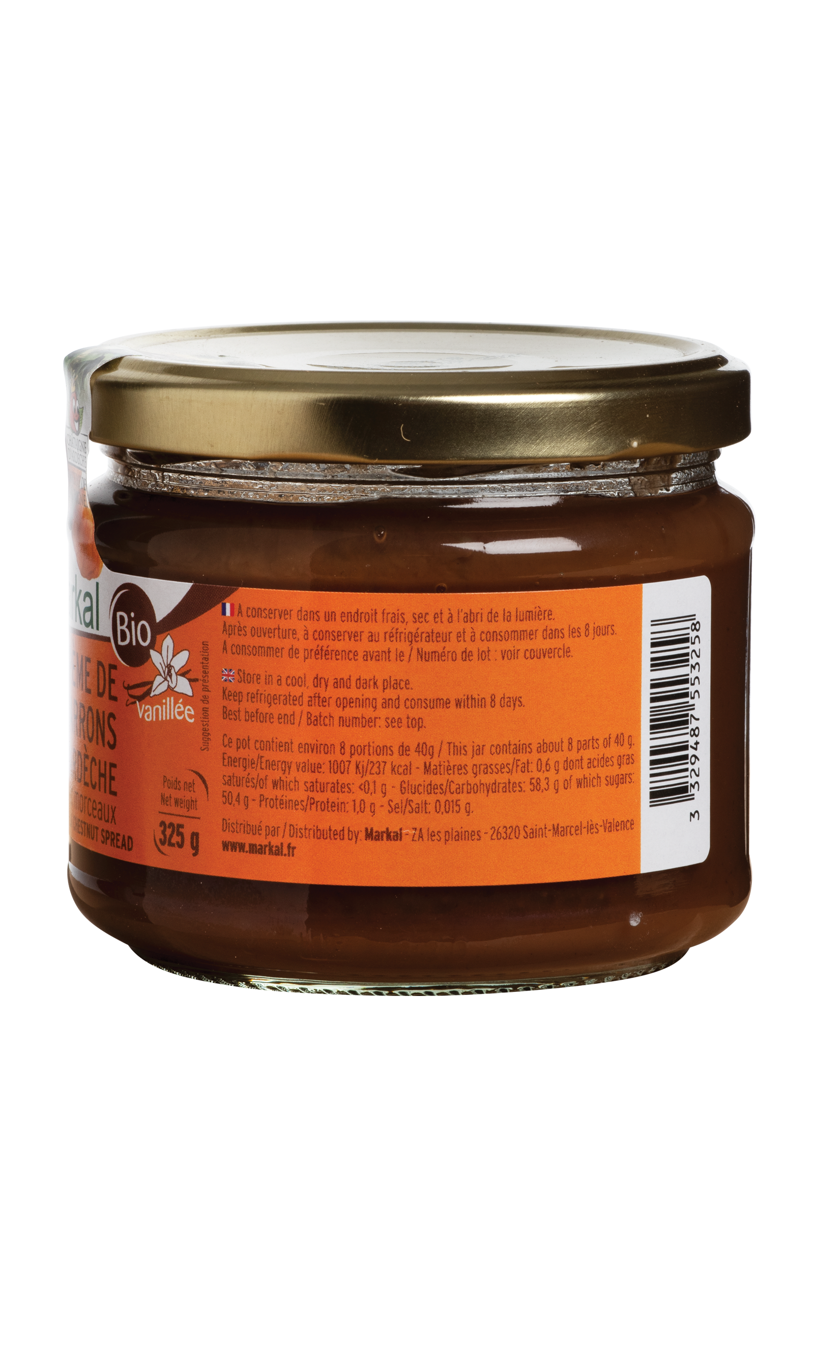 Crèmes de marrons vanillée avec morceaux