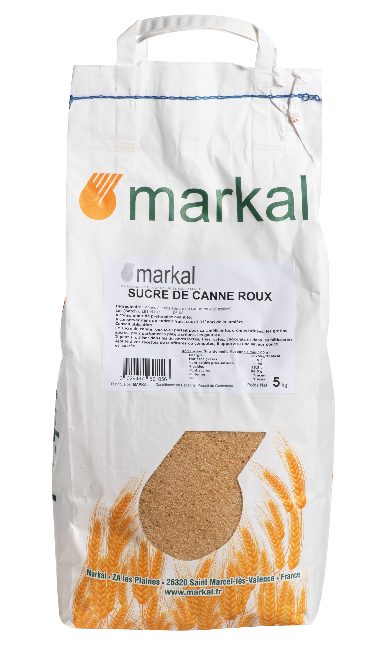 Sucre de canne roux - Markal