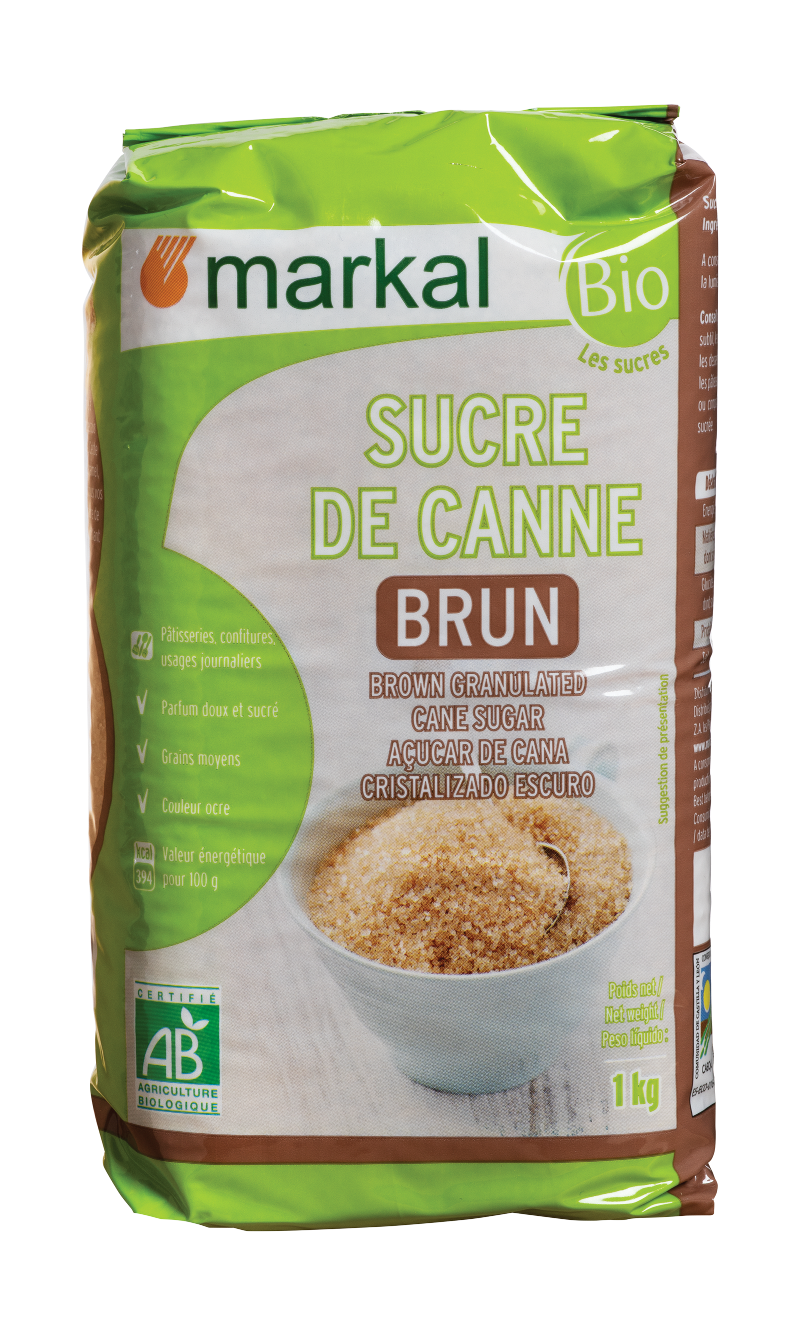 Sucre brun de canne