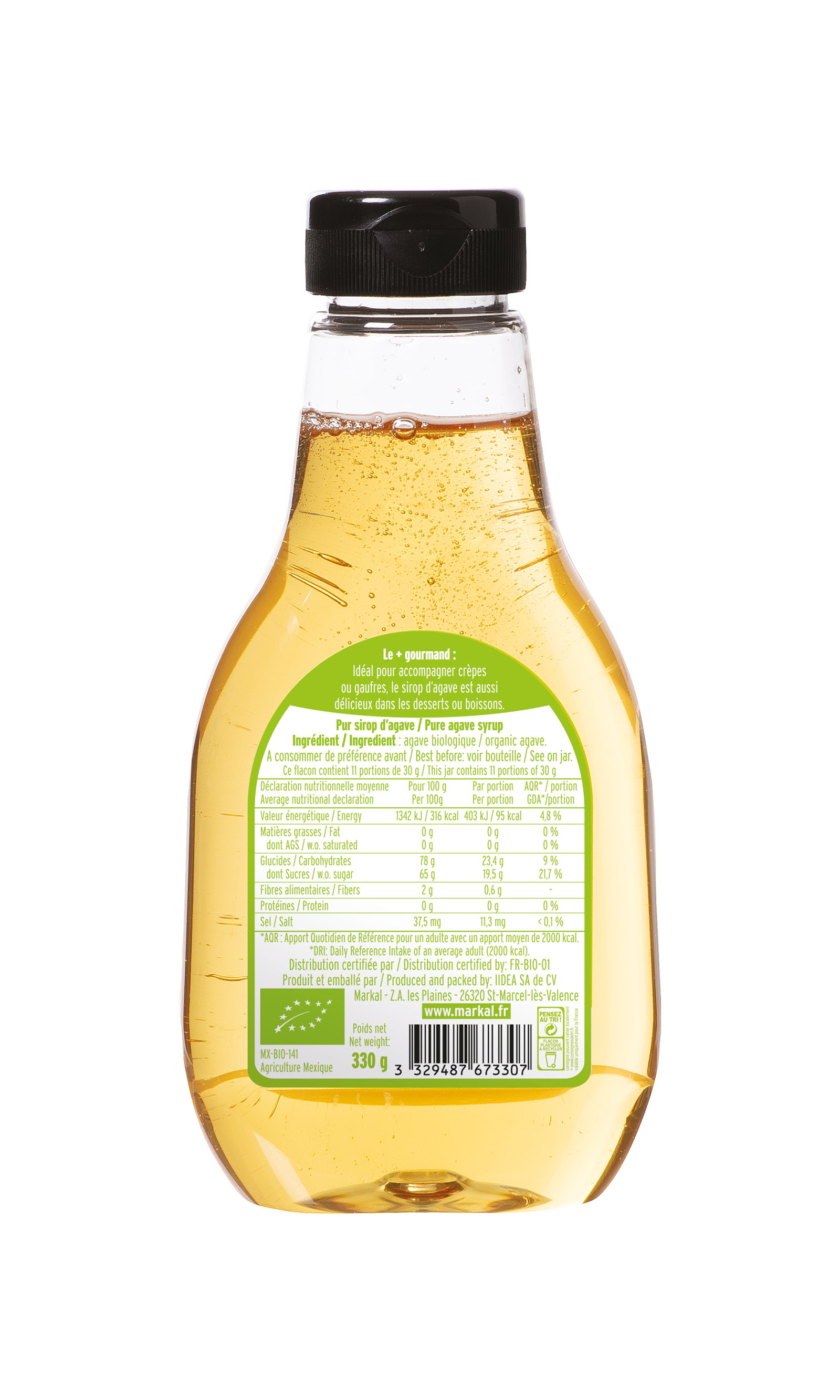 SIROP D'AGAVE 330G - Priméal