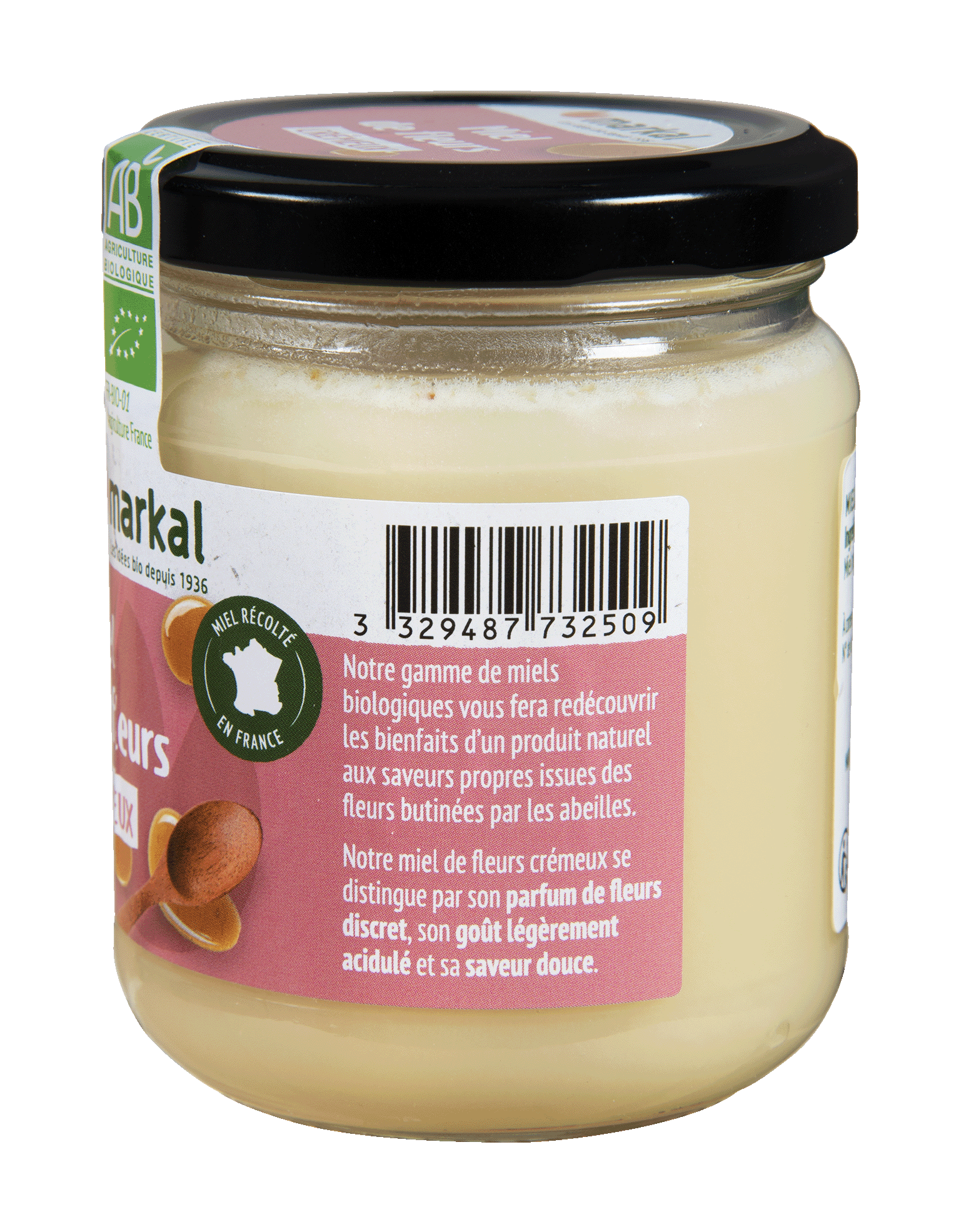 Creamy flower honey