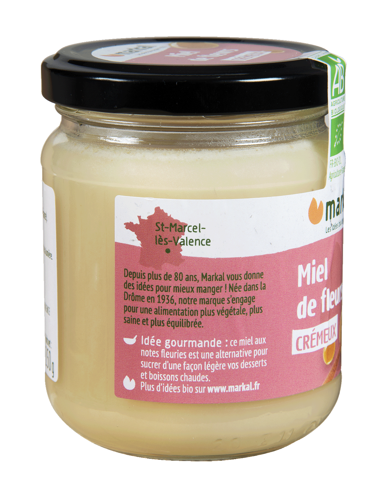 Creamy flower honey