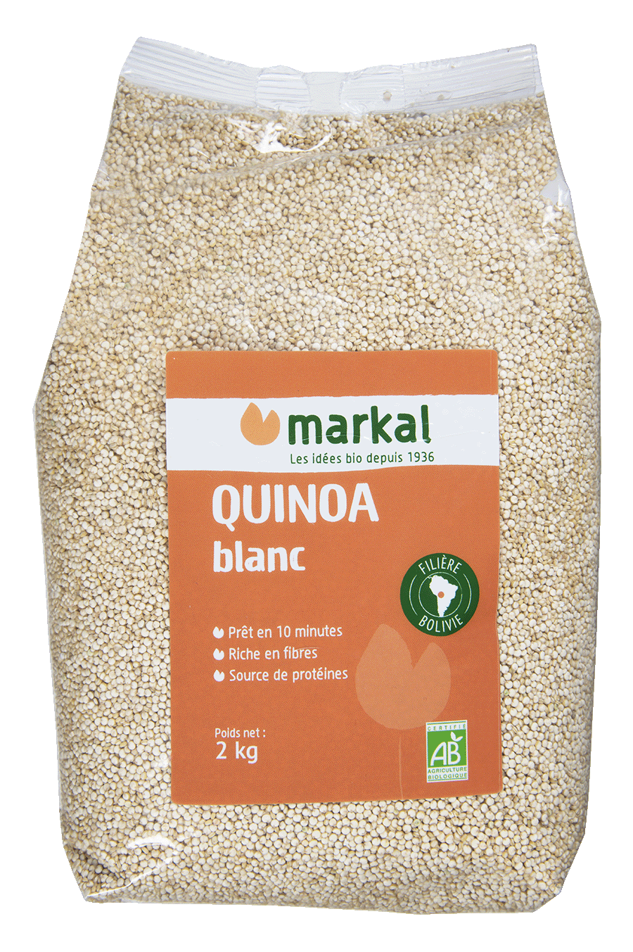 Duo de quinoa rouge et blanc bio - Markal