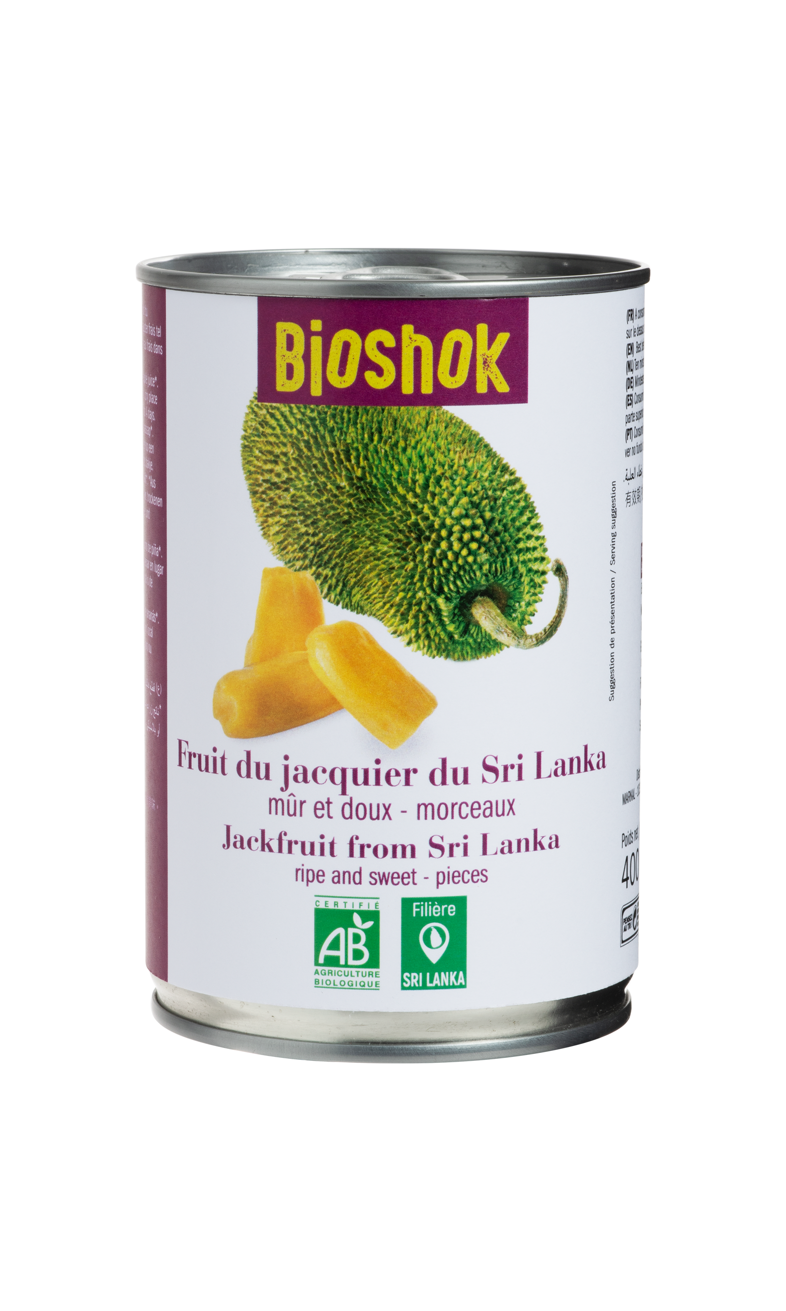 Jus d'ananas et eau de coco bio - BioShok