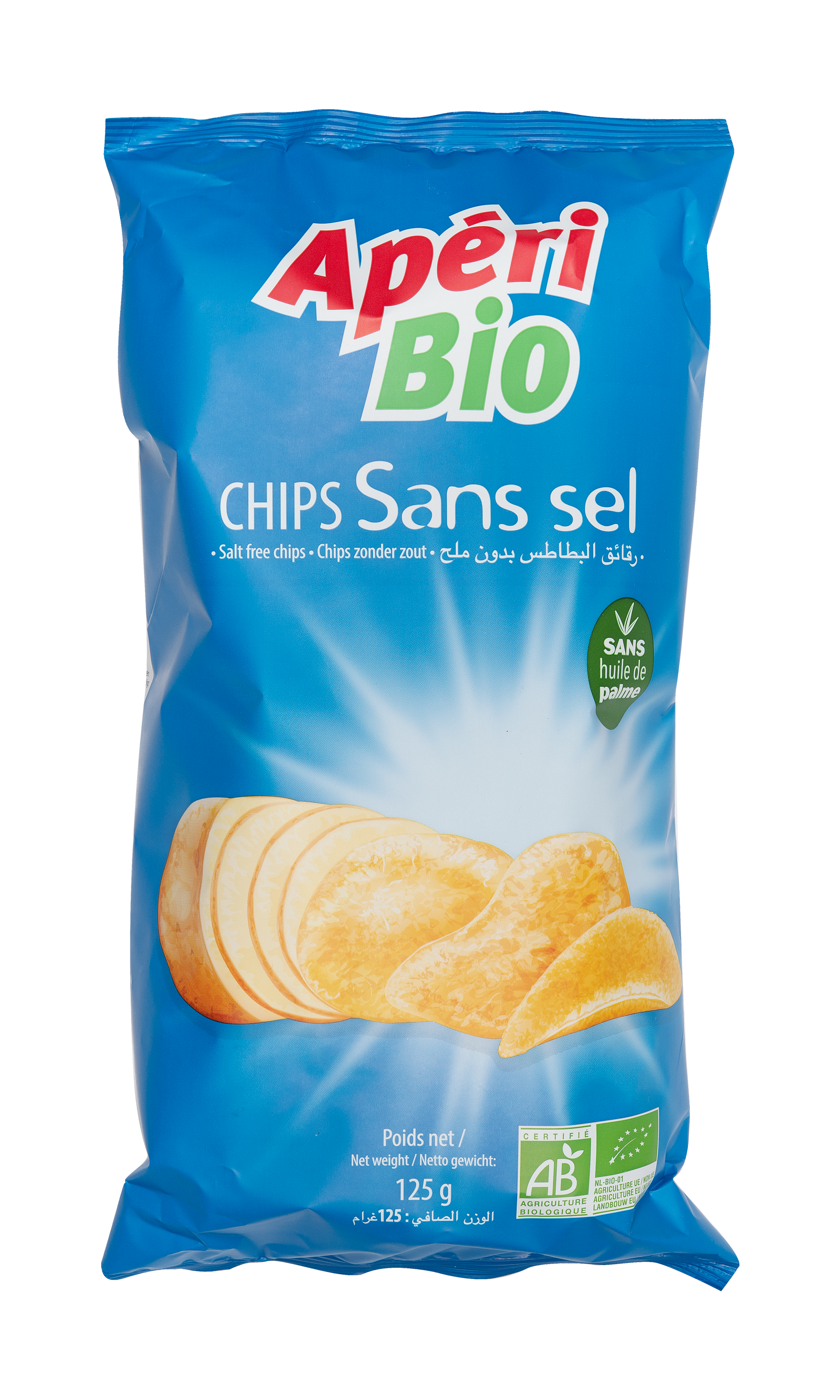Chips sans sel