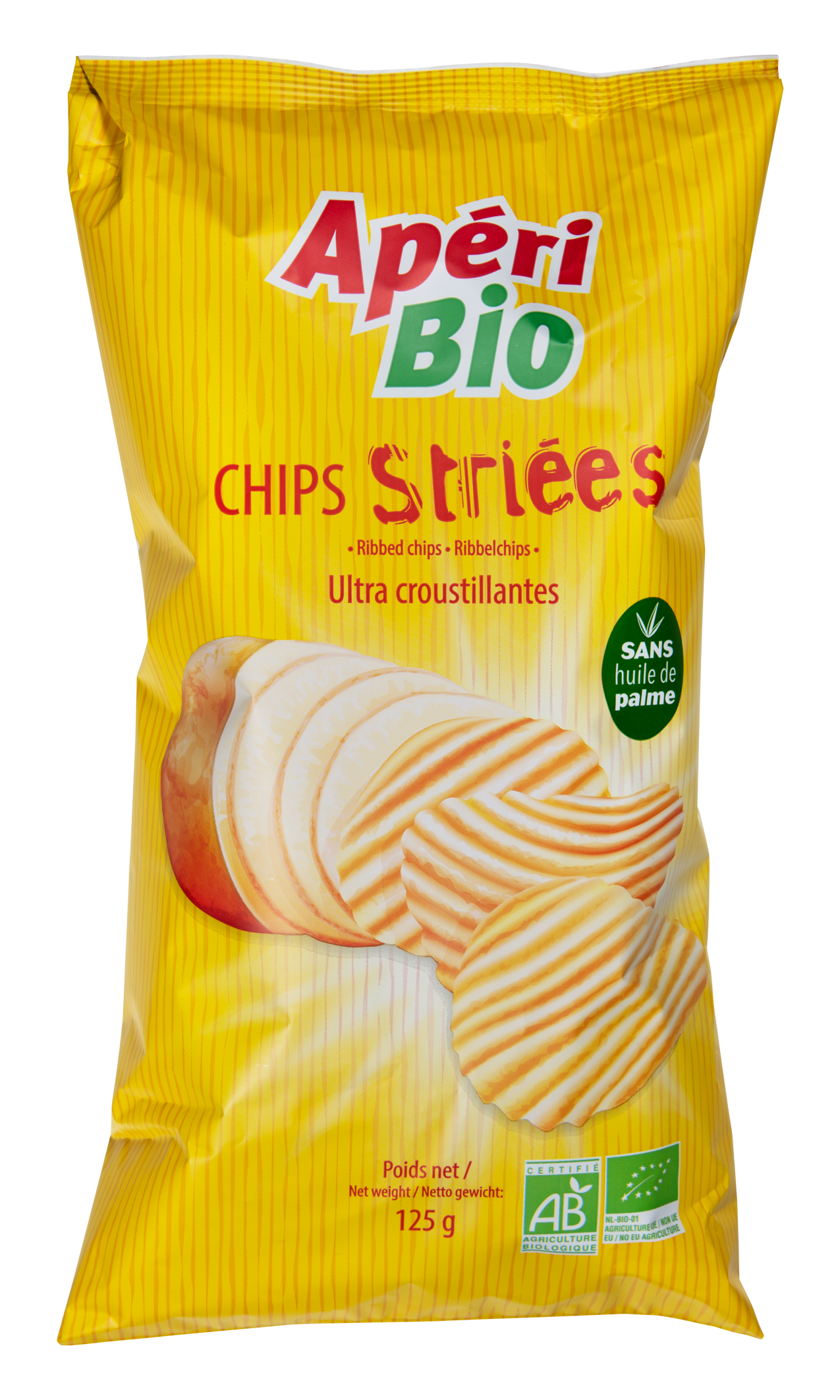 Chips striées