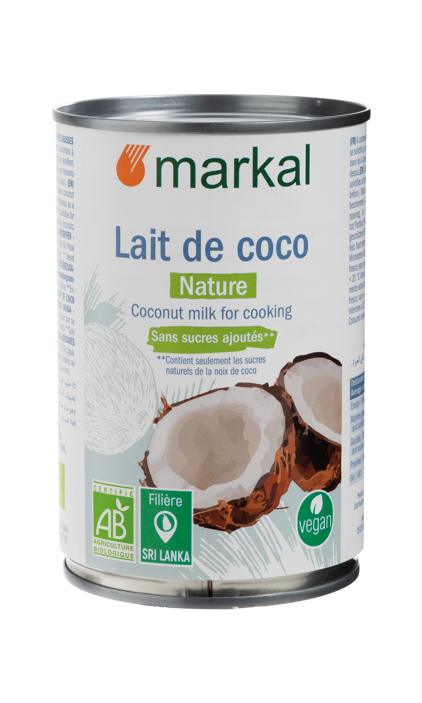 Lait de coco - sans gomme de guar