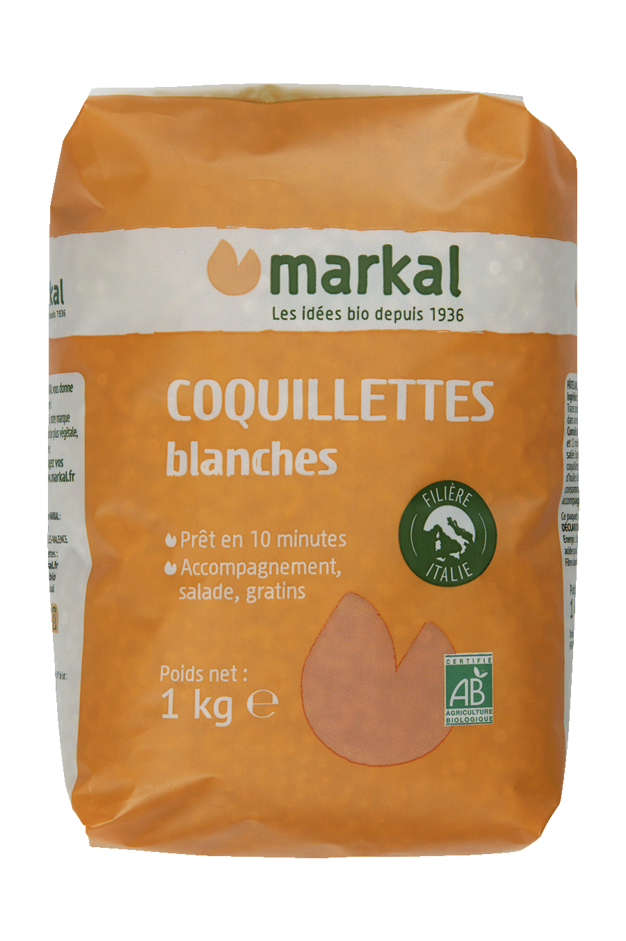 Coquillettes 1/2 complètes bio - Markal