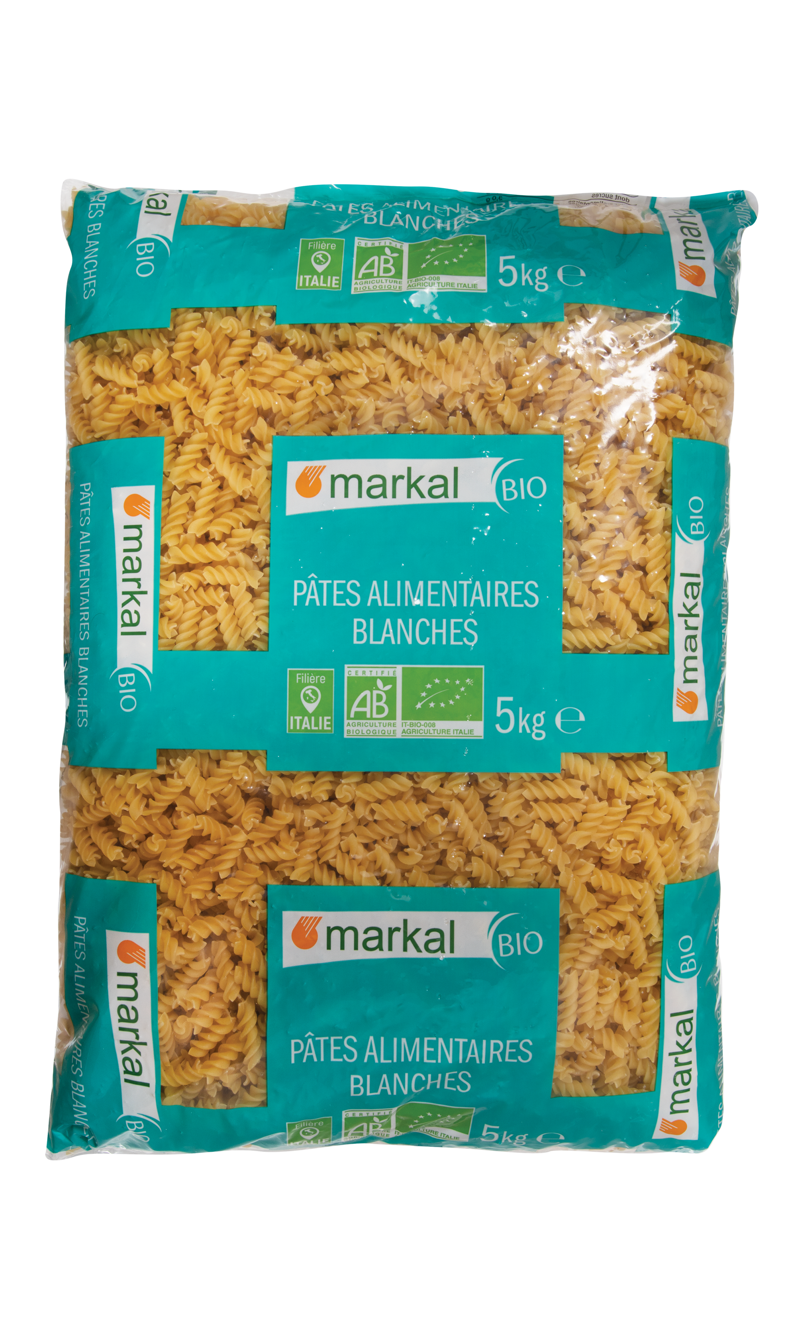 Fusilli blancs