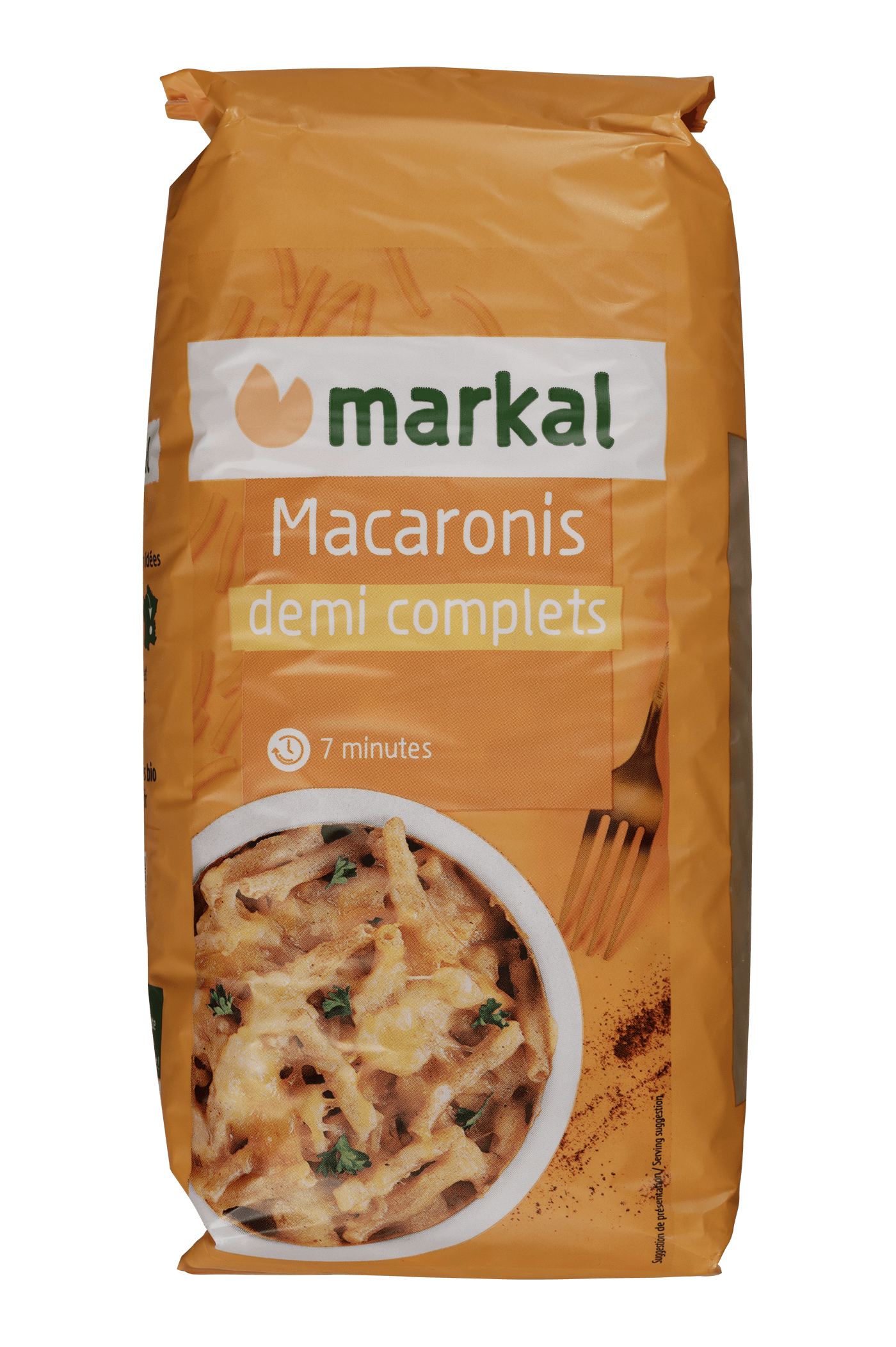 Macaroni demi complets