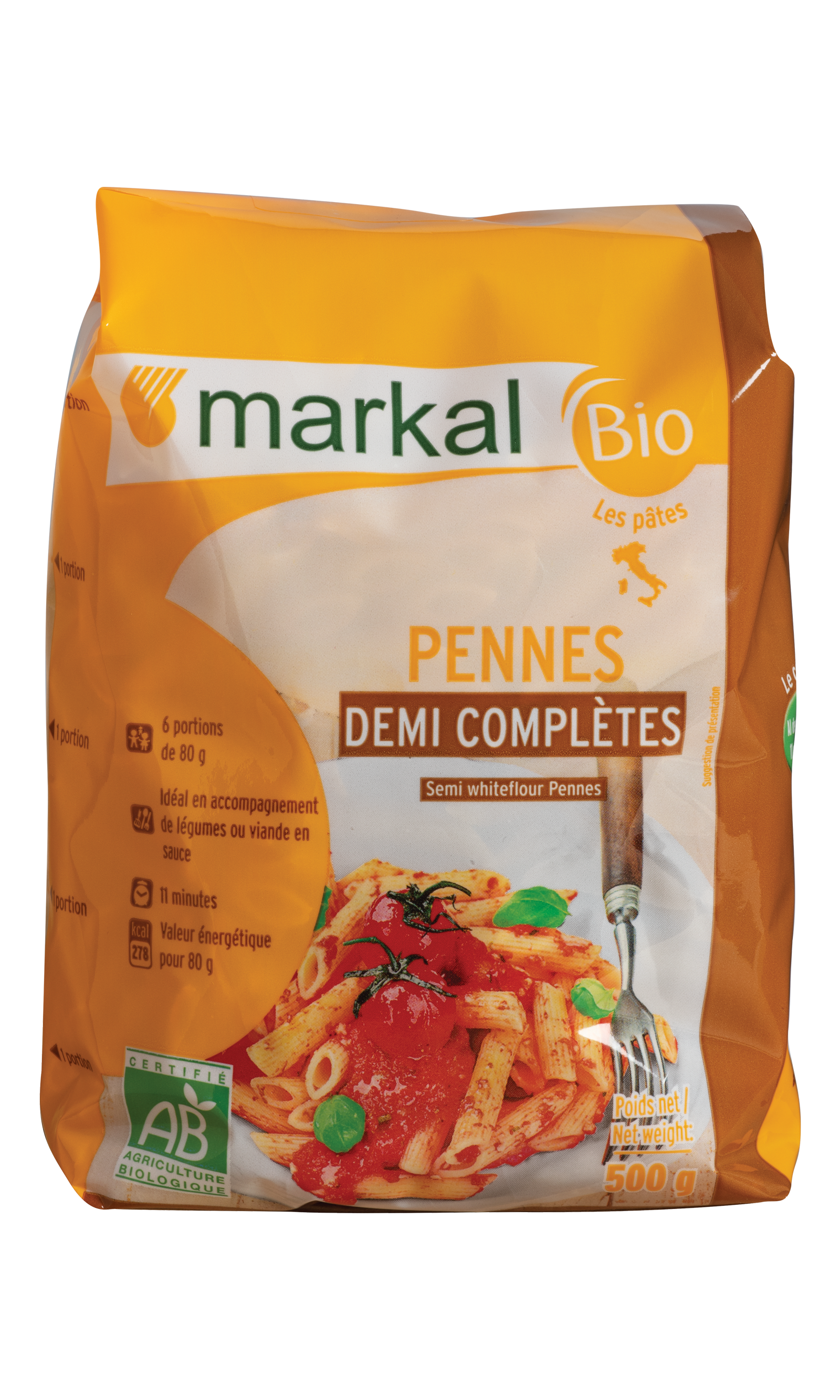 Pâtes - Penne Semi complètes