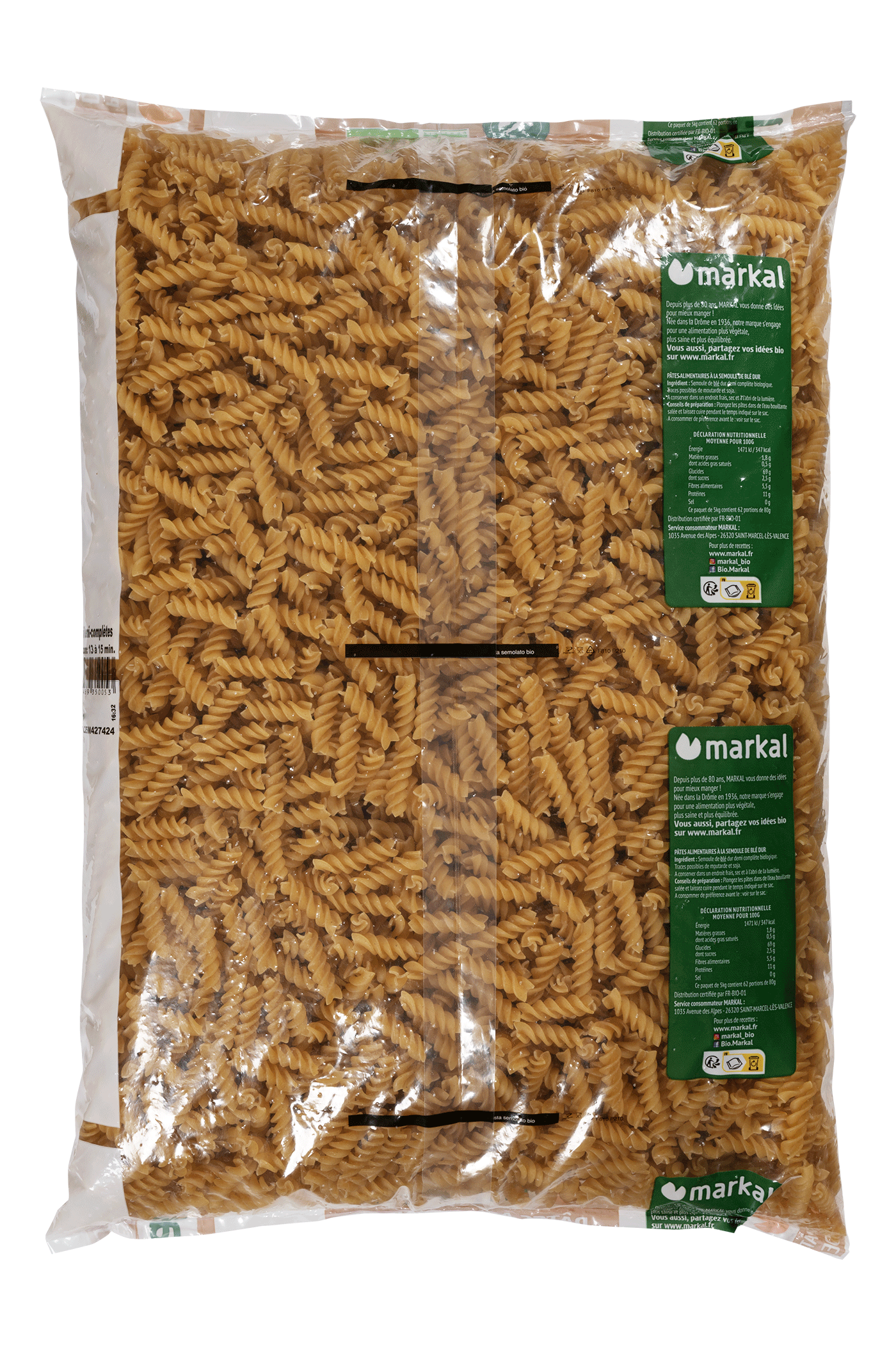 Fusilli demi complets