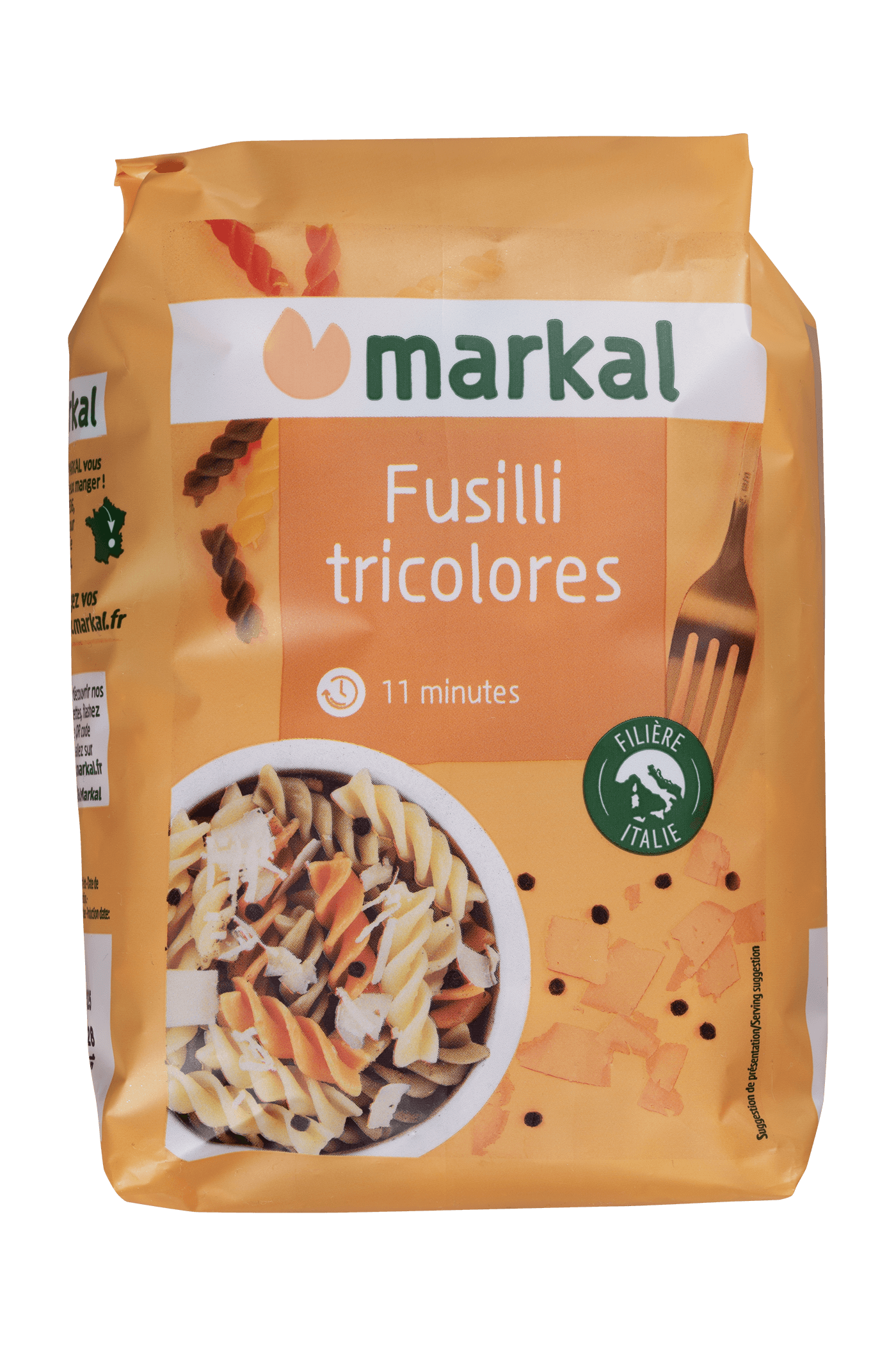 Fusilli 3 couleurs