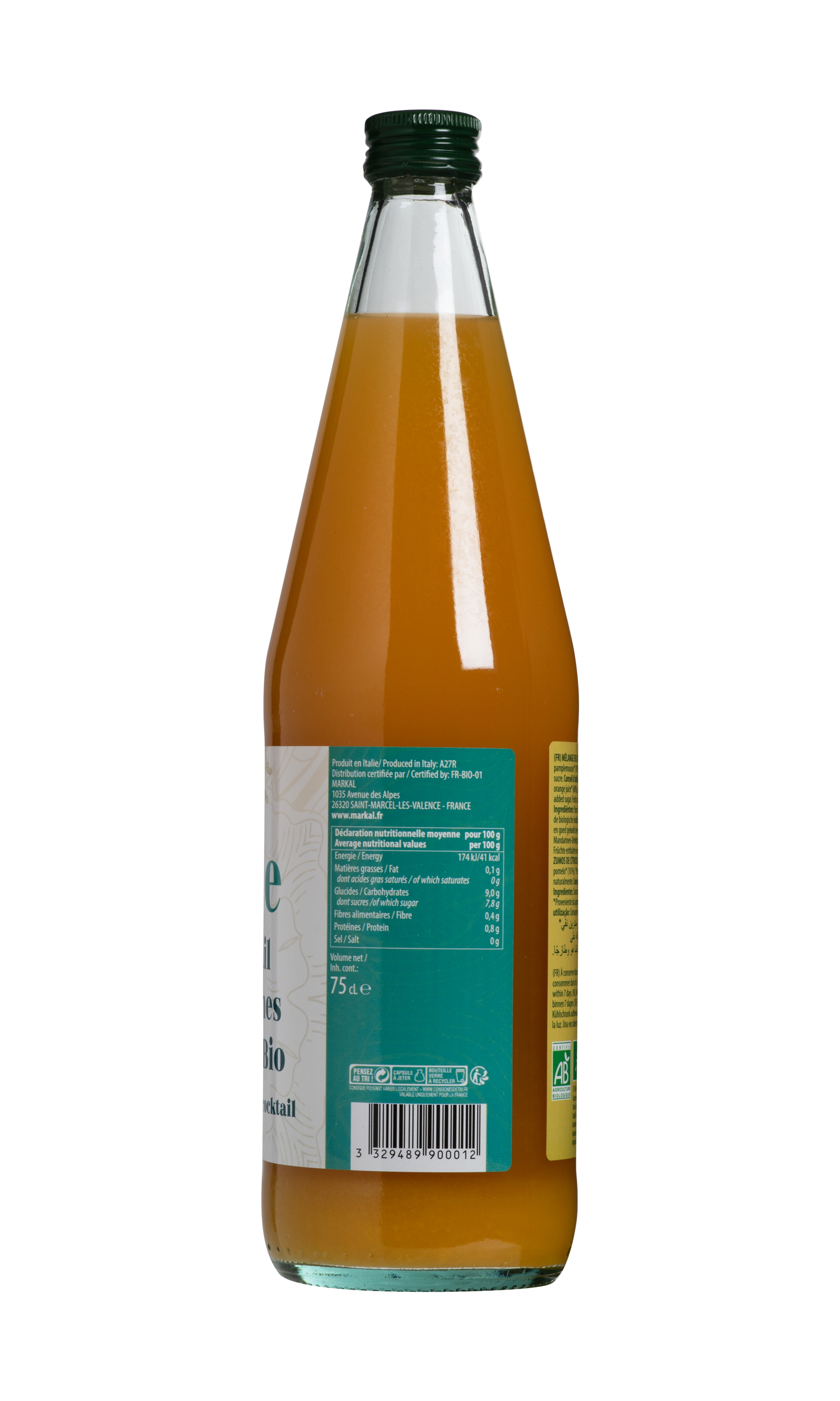 Cocktail d'agrumes sicilien