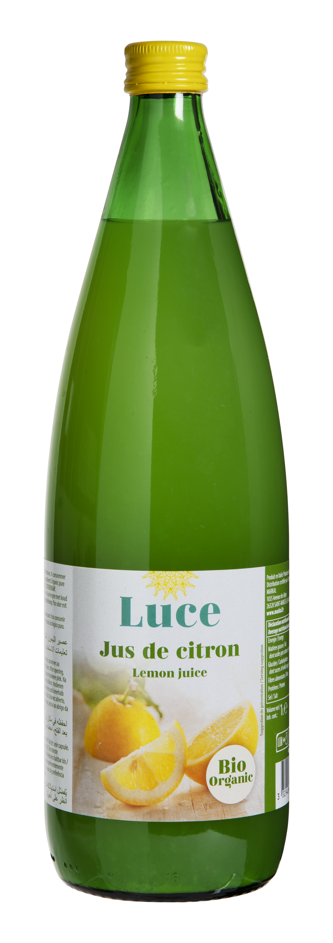 Jus de citron bio - Luce