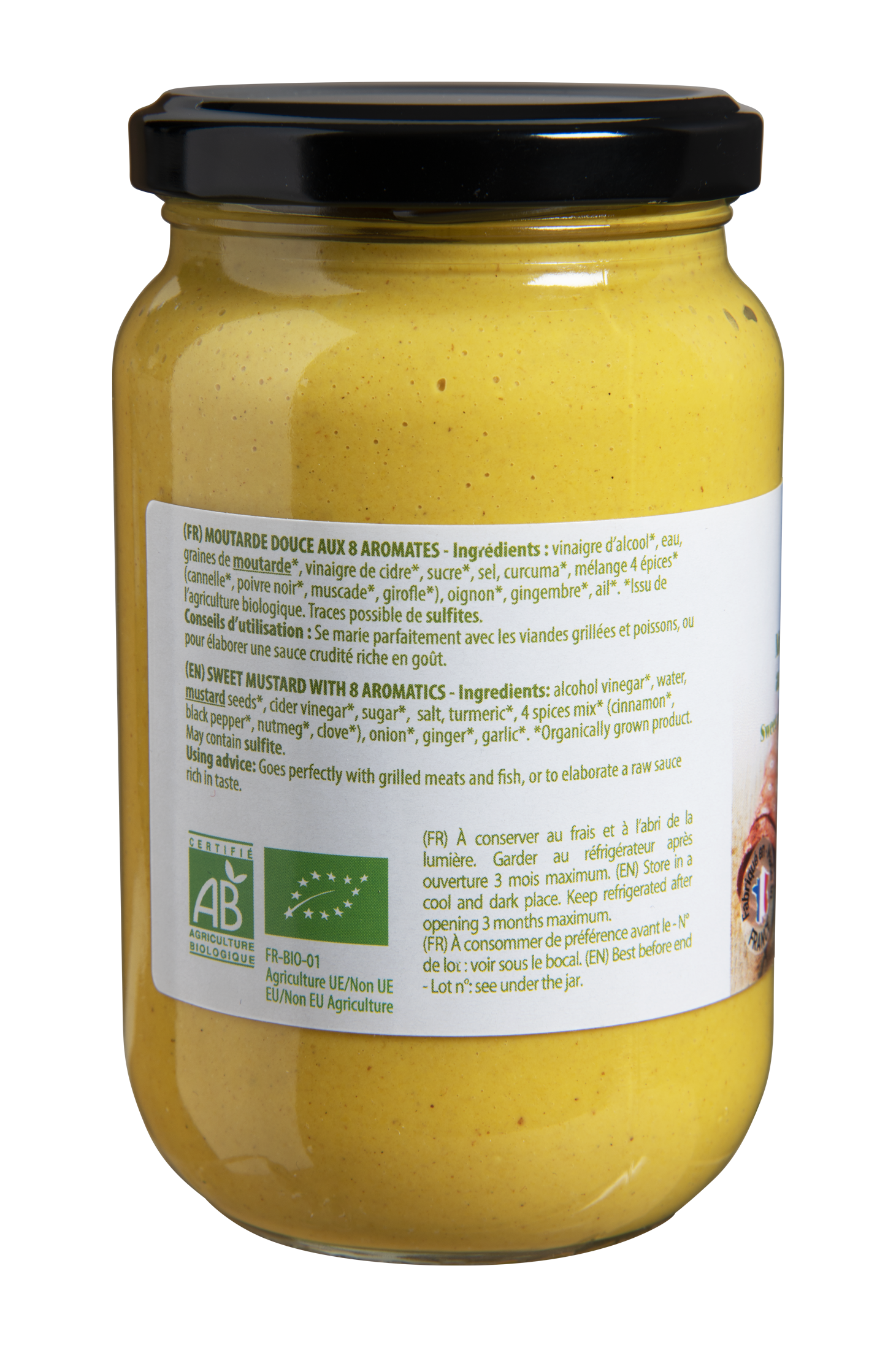 Sweet mustard with 8 aromatics