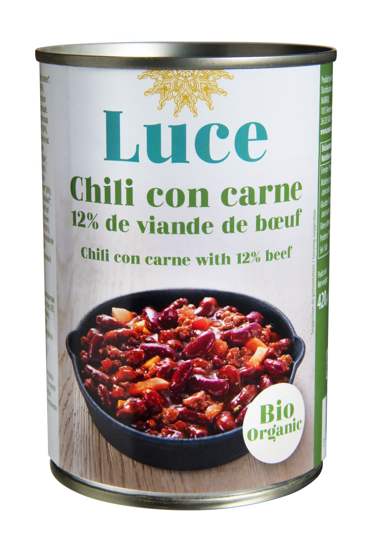 Pure beef ravioli Luce 800g