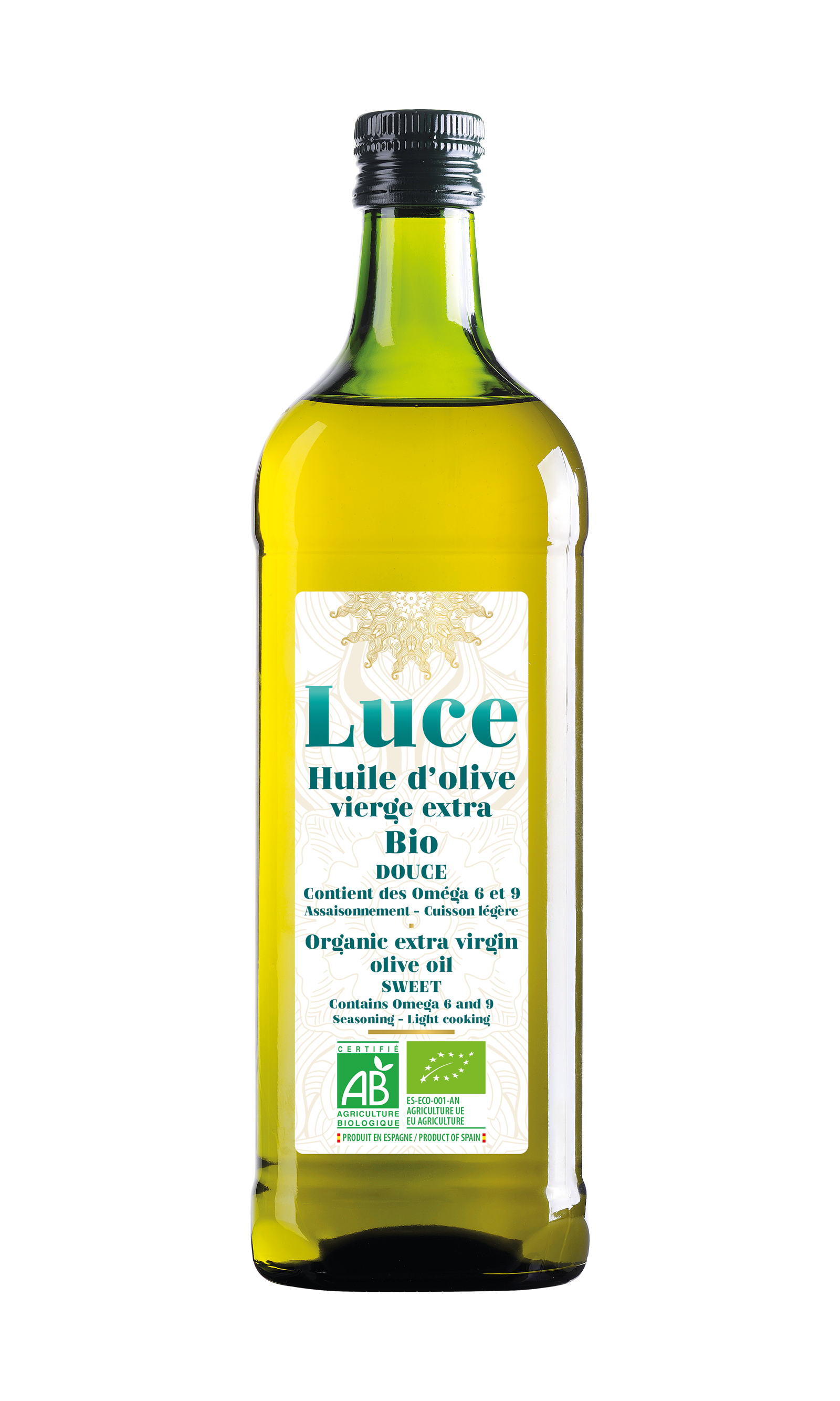 Huile d' olive vierge d'extra bio - Luce