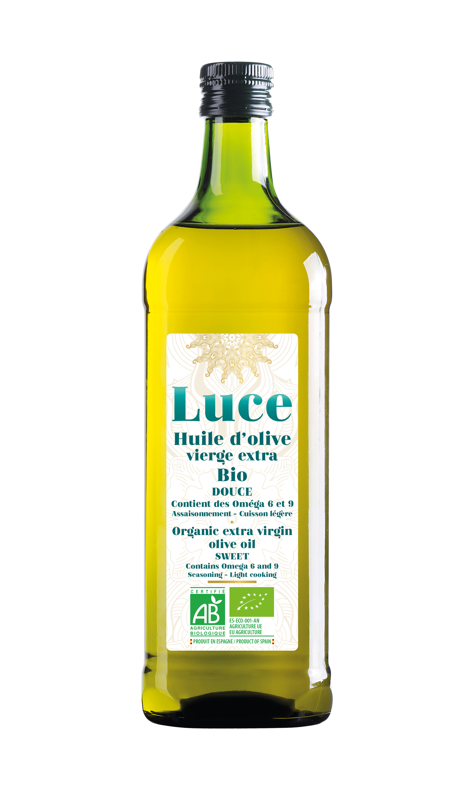 Huile d'Olive Vierge Extra - Bouteille de 1L