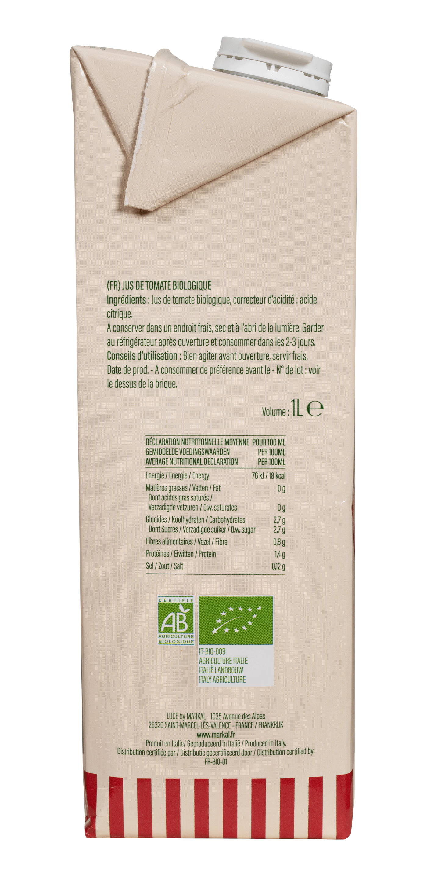 Tomato juice - salt free